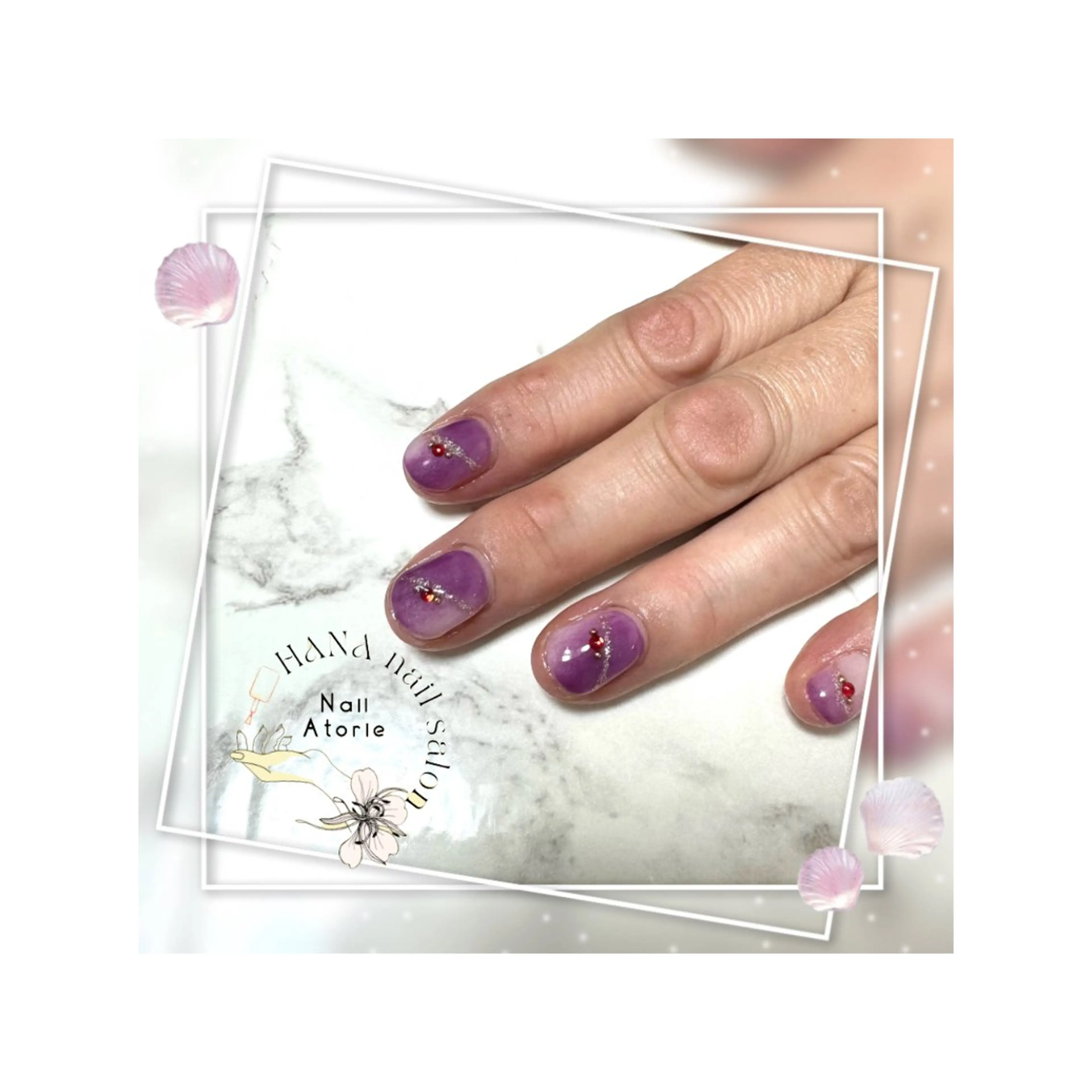 ネイル ニュアンスネイル ハンドネイル HaNA 　nail salonのネイルデザイン