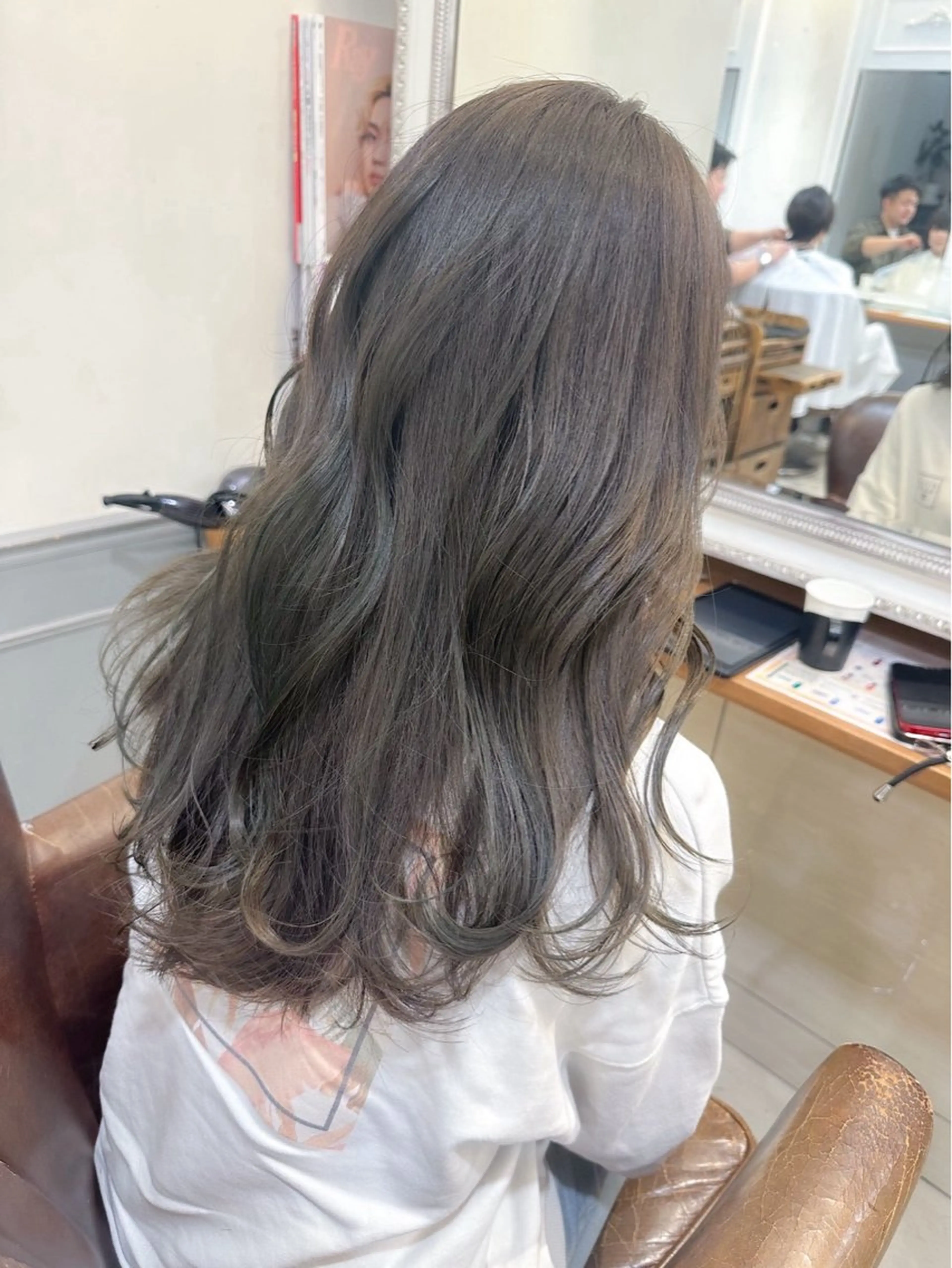 ロング カラー ヘアカラー トリートメント ハイトーン/カラー /縮毛矯正/松田健佑のヘアスタイル