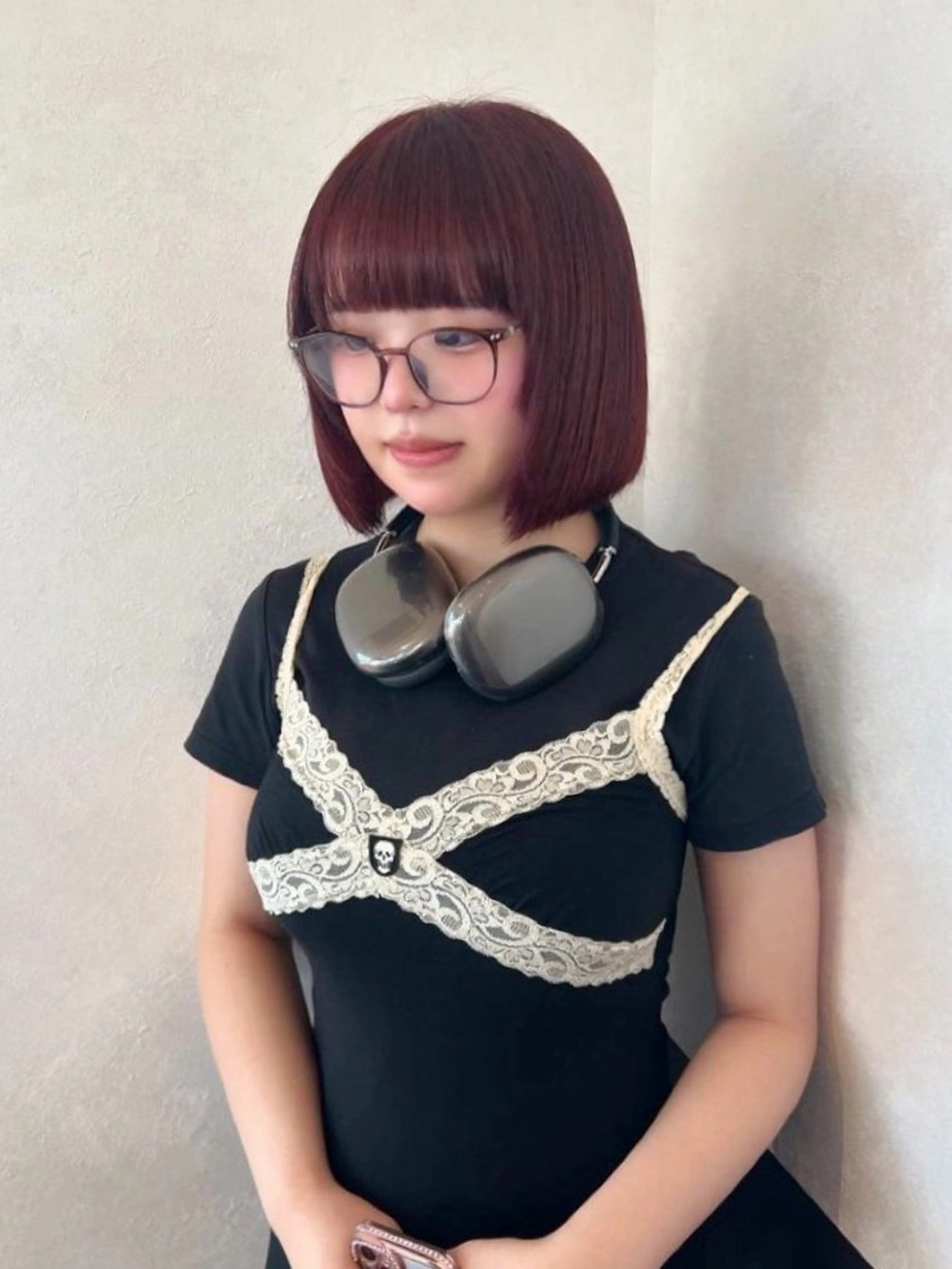 カラー nehus nagaoka所属・🖤複雑履歴ブリーチ Mizuki 🖤のヘアスタイル