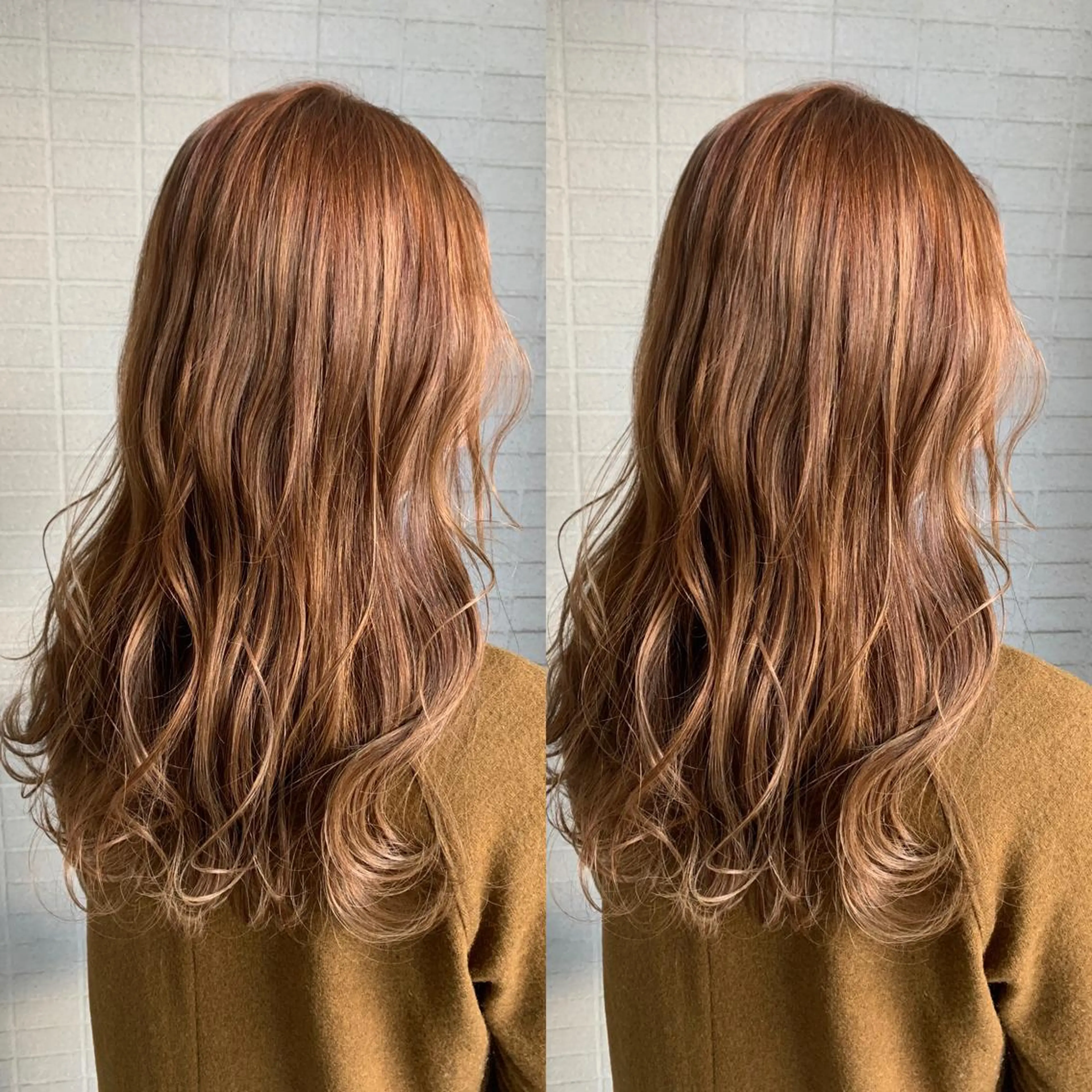 ロング カラー カット ヘッドスパ ヘアケア・頭皮ケア デザインカラー/中田のヘアスタイル