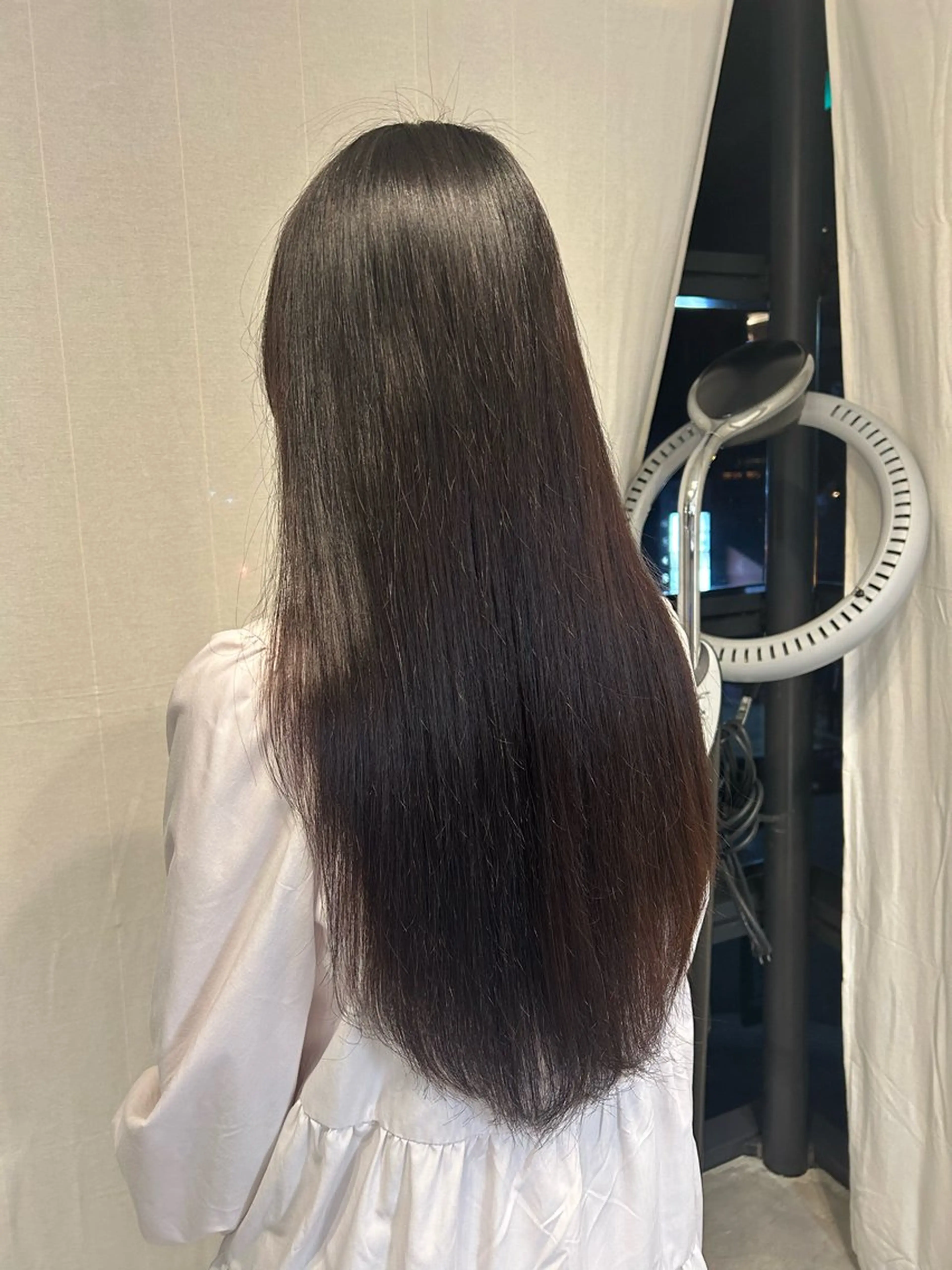 ロング カラー 馬場 菜乃夏のヘアスタイル