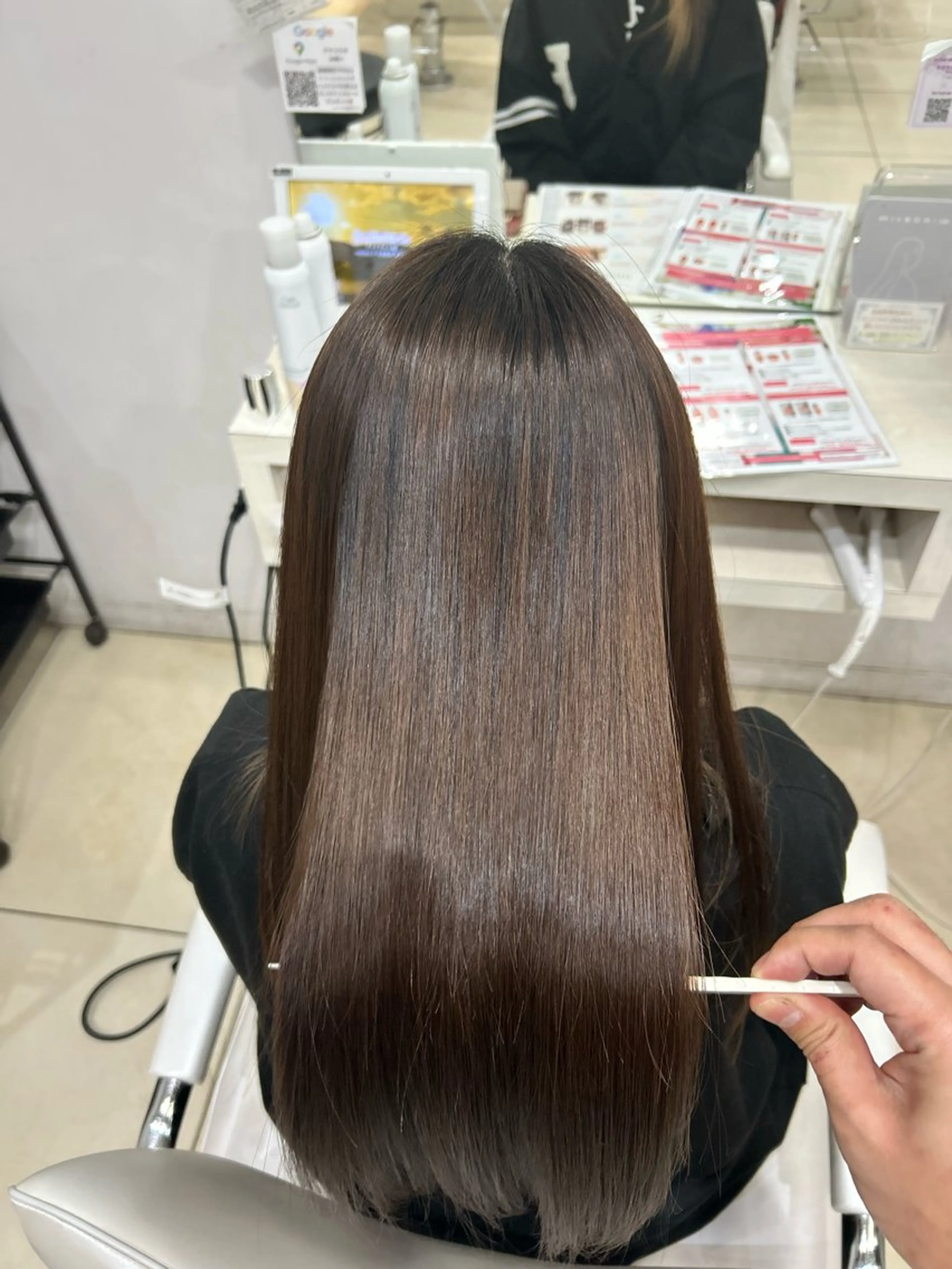 ロング カット ヘアカラー トリートメント 【髪質改善カラー】 瀧田嵐士🇰🇷のヘアスタイル