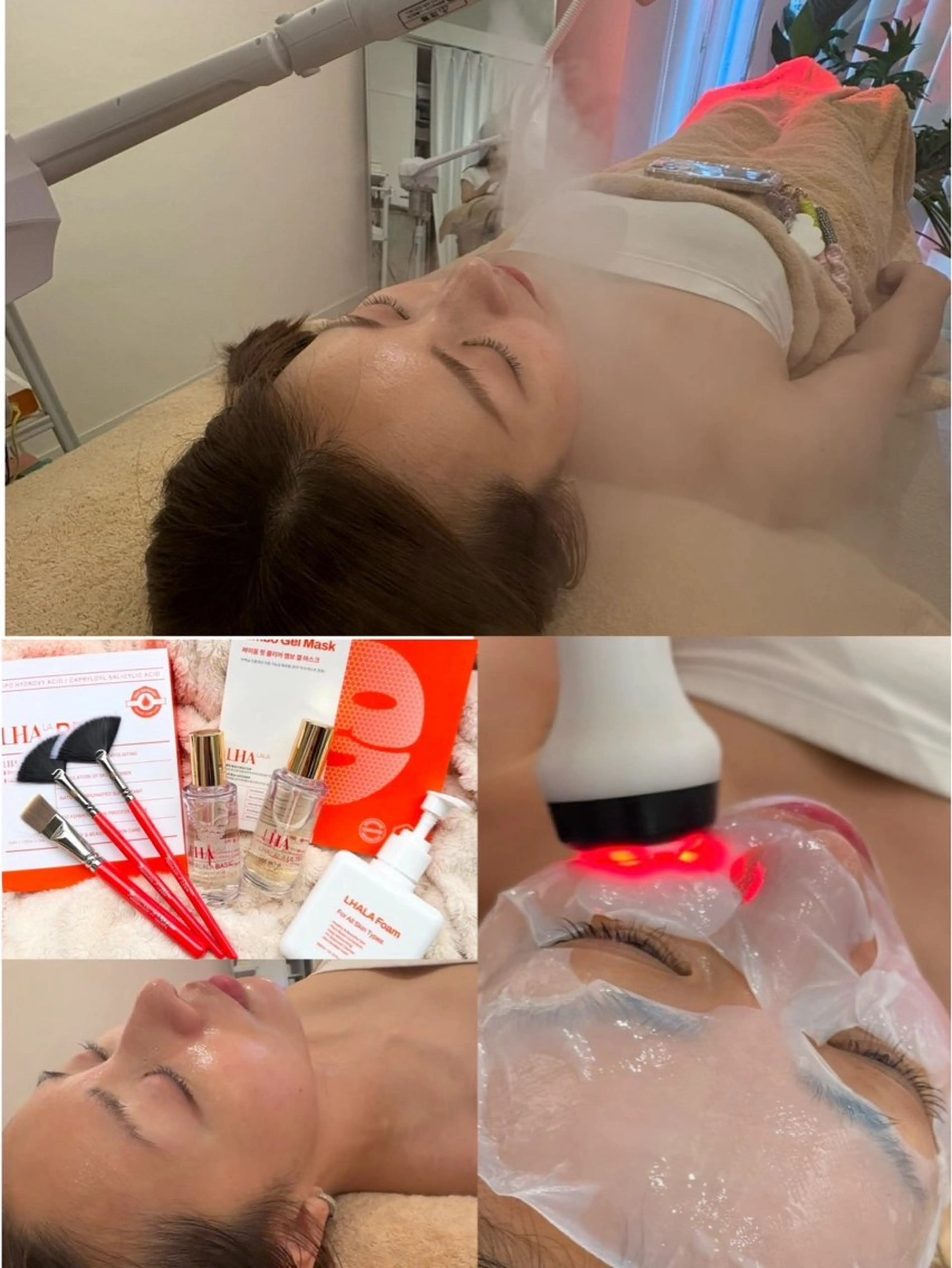 オススメ！【完璧👌爆艶🇰🇷女優肌】スチーム毛穴洗浄＋ララピール✨幹細胞ポレーション】60分/11800円の写真