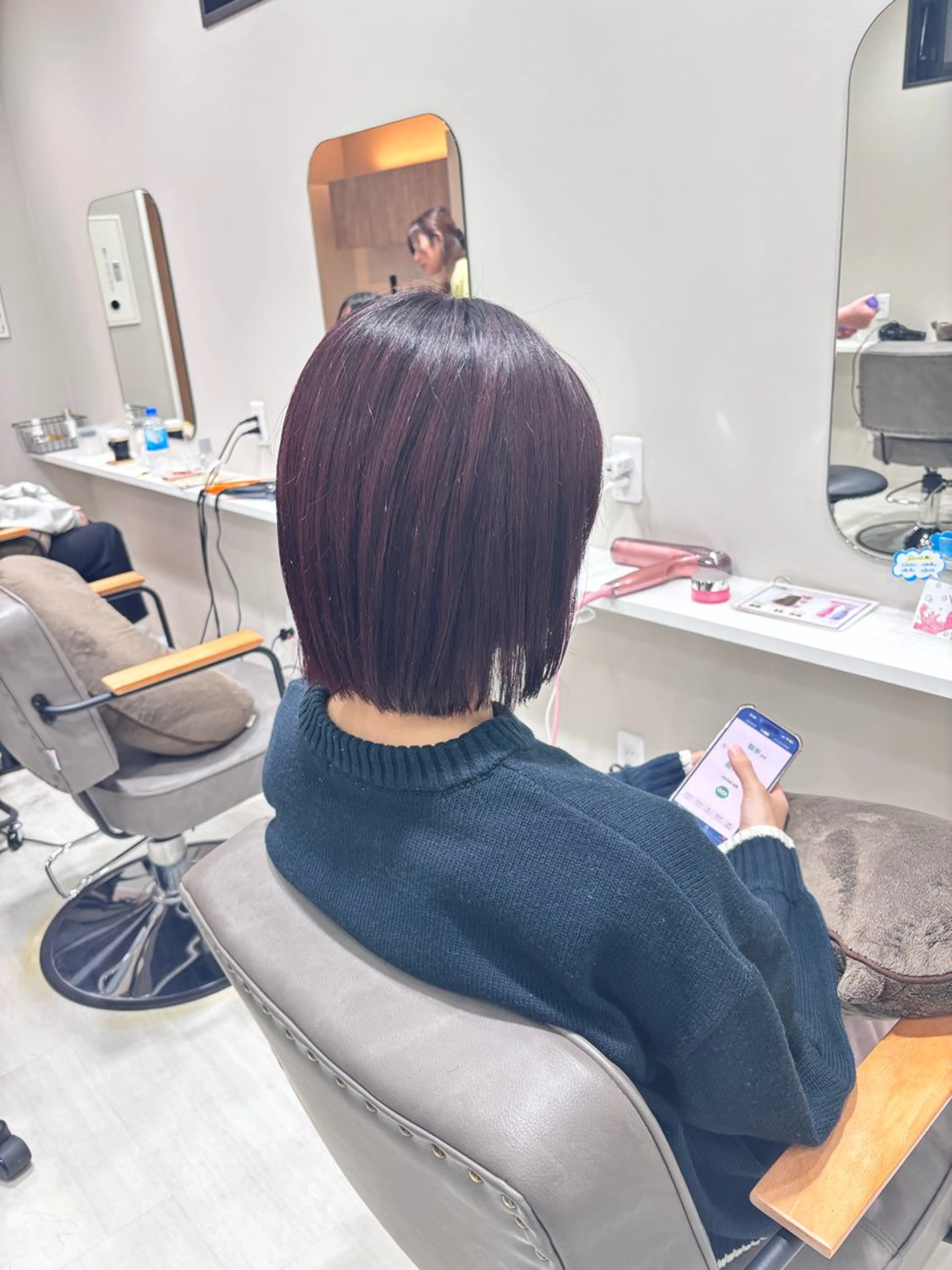 ミディアム カット ヘアカラー ひかるん 🫧 ͛.*のヘアスタイル