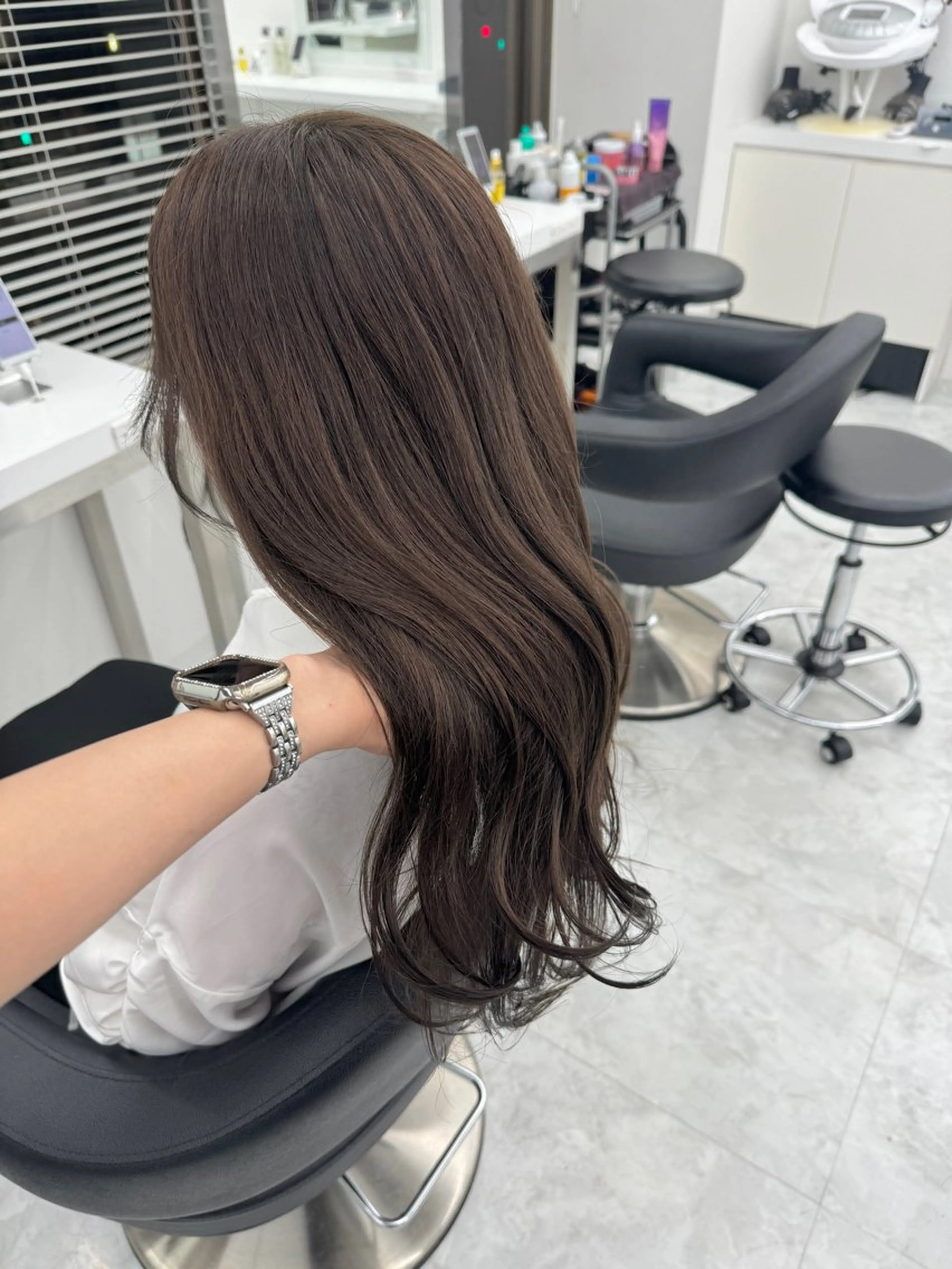 ロング カラー ヘアカラー ヘッドスパ ヘアセット 💖透明感カラー＆暗 髪専門💖Akariのヘアスタイル