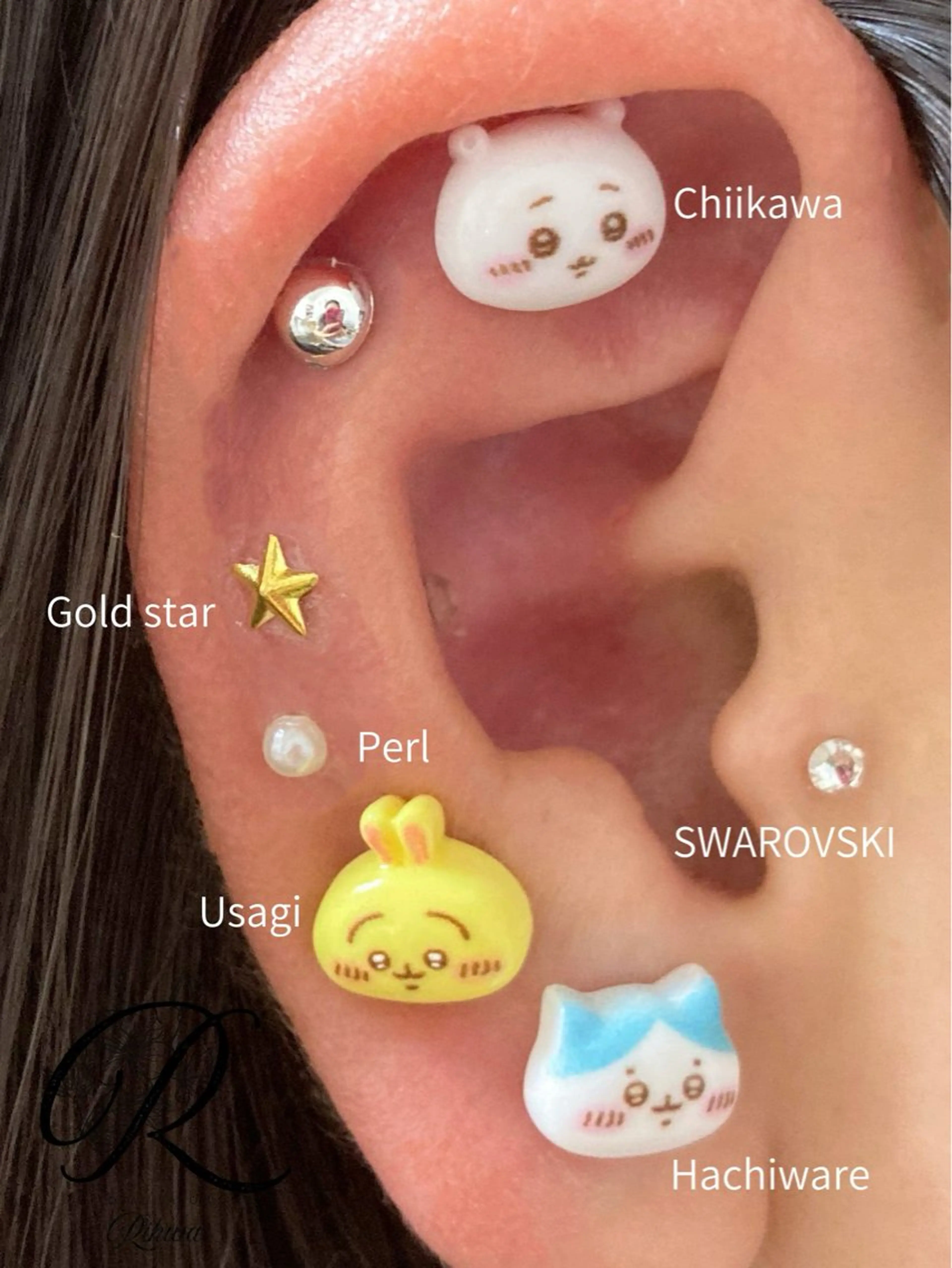 耳ツボジュエリー💎10粒の写真