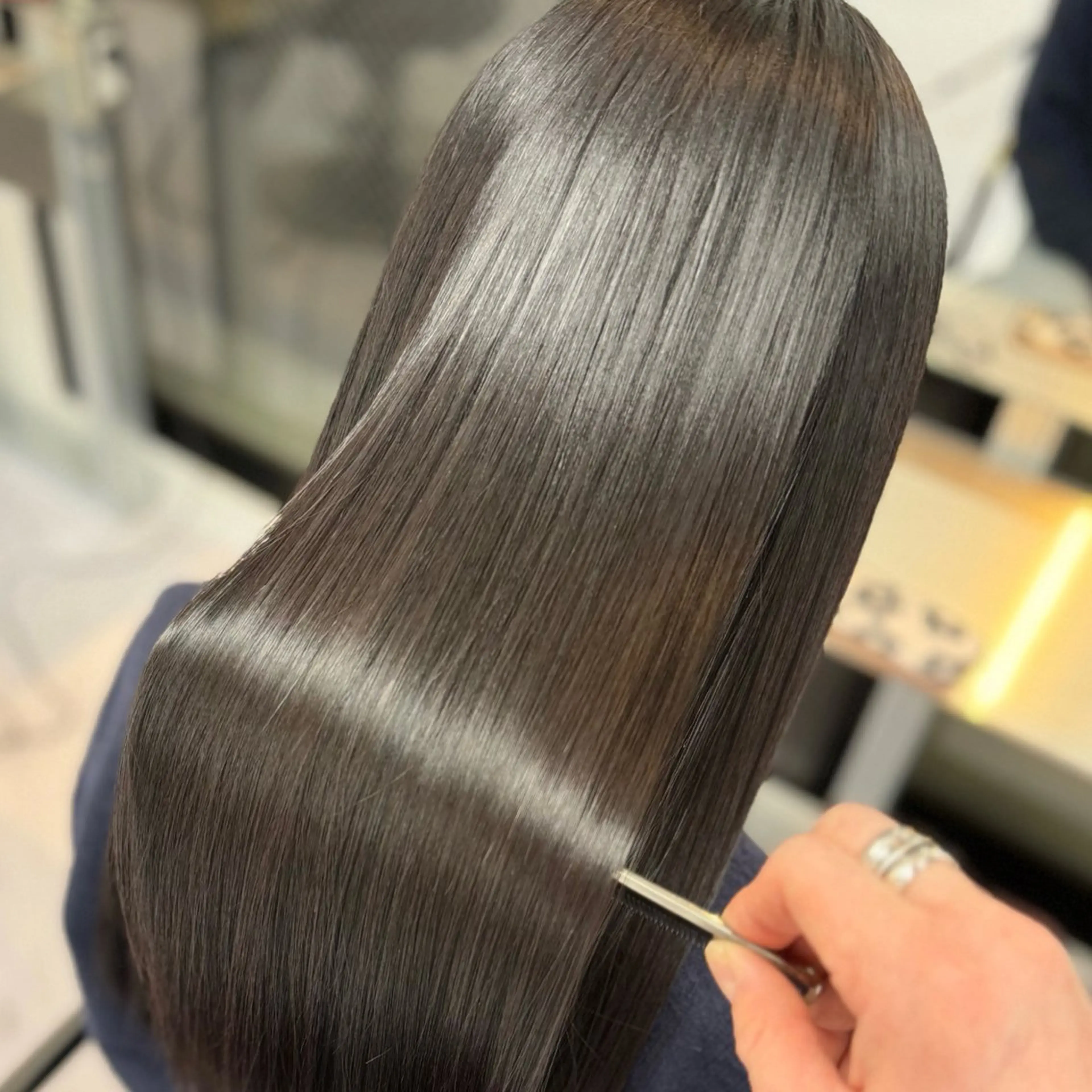 カット 縮毛矯正 トリートメント 髪質改善/縮毛矯正 ViVIEのヘアスタイル