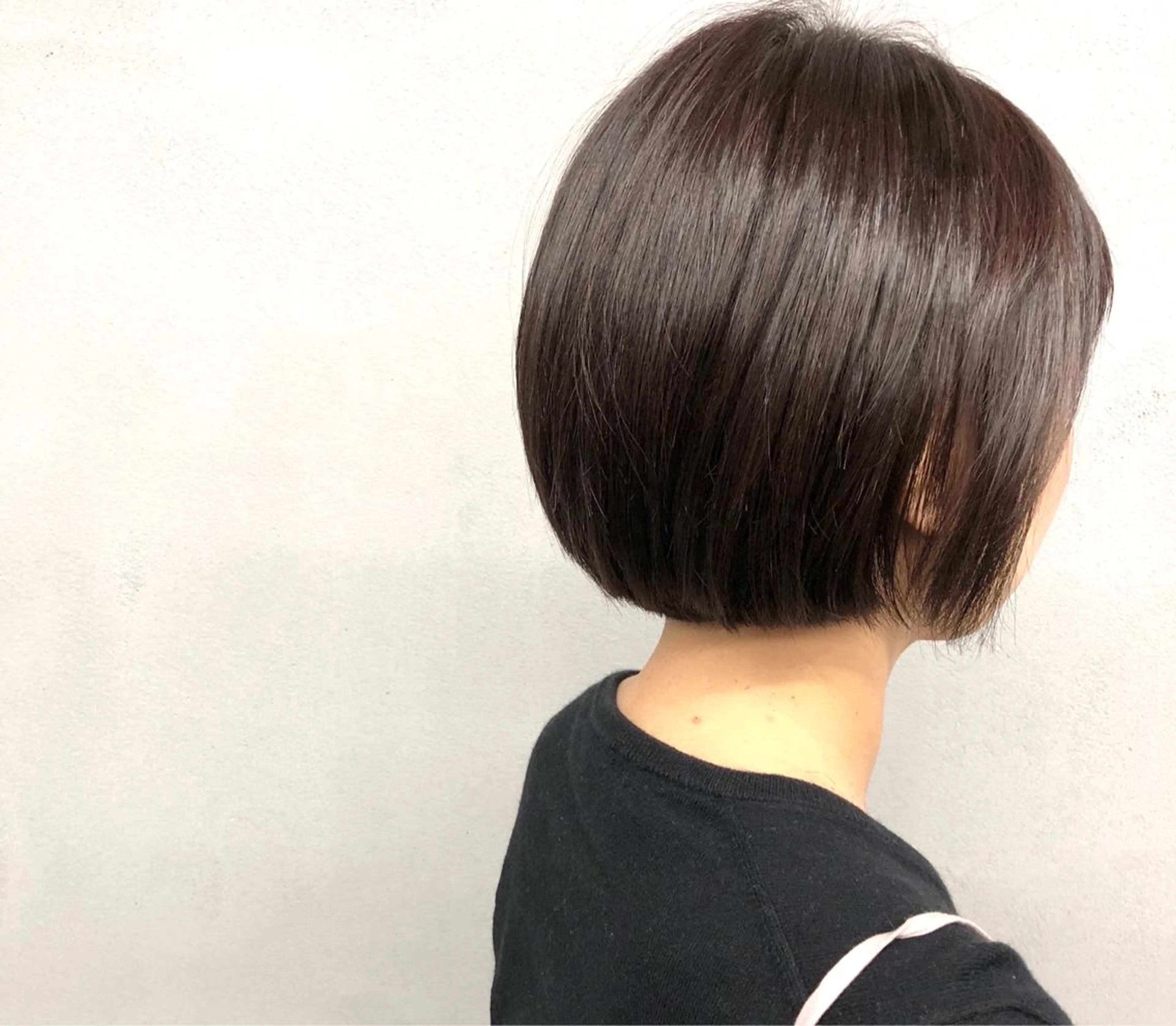 ショート カラー ボブ カット ヘアカラー ボブ/ショート/ 白髪染め/メンズ葛西のヘアスタイル