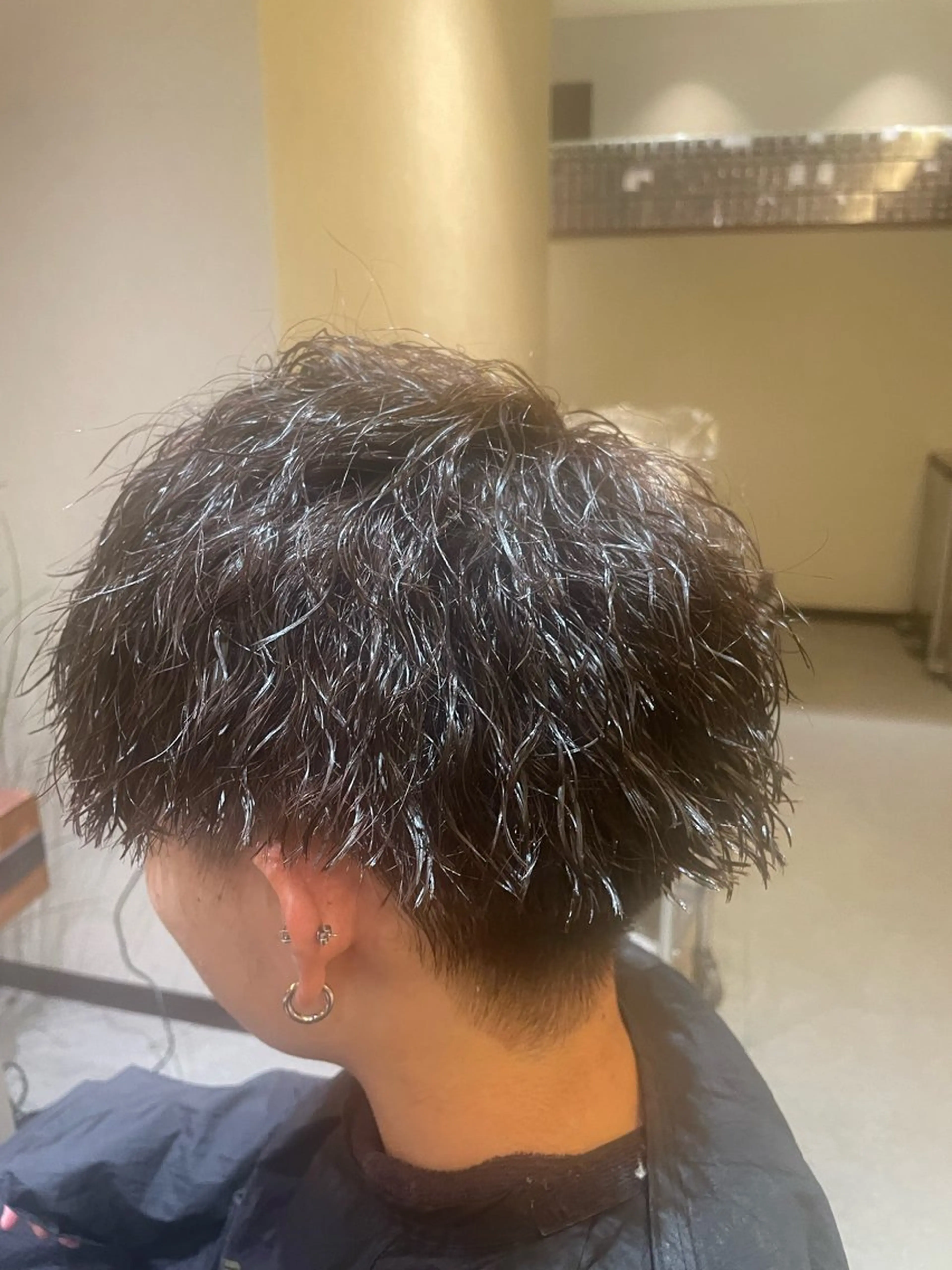 パーマ メンズ カット パーマ FURUSHO梅田所属・【メンズ限定】原 唯登のヘアスタイル