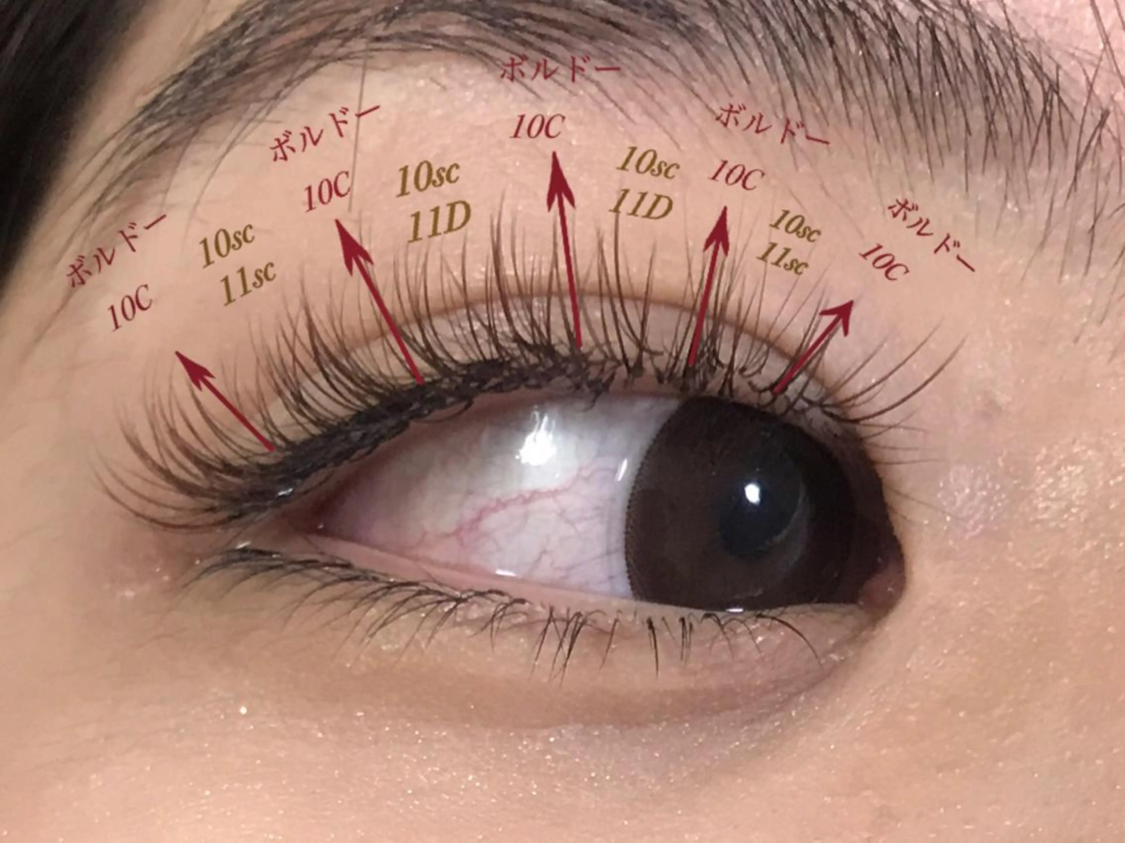 マツエク・マツパ ワンホン＆パリジェン アンドヘルシー＆下のマツエク・マツパデザイン