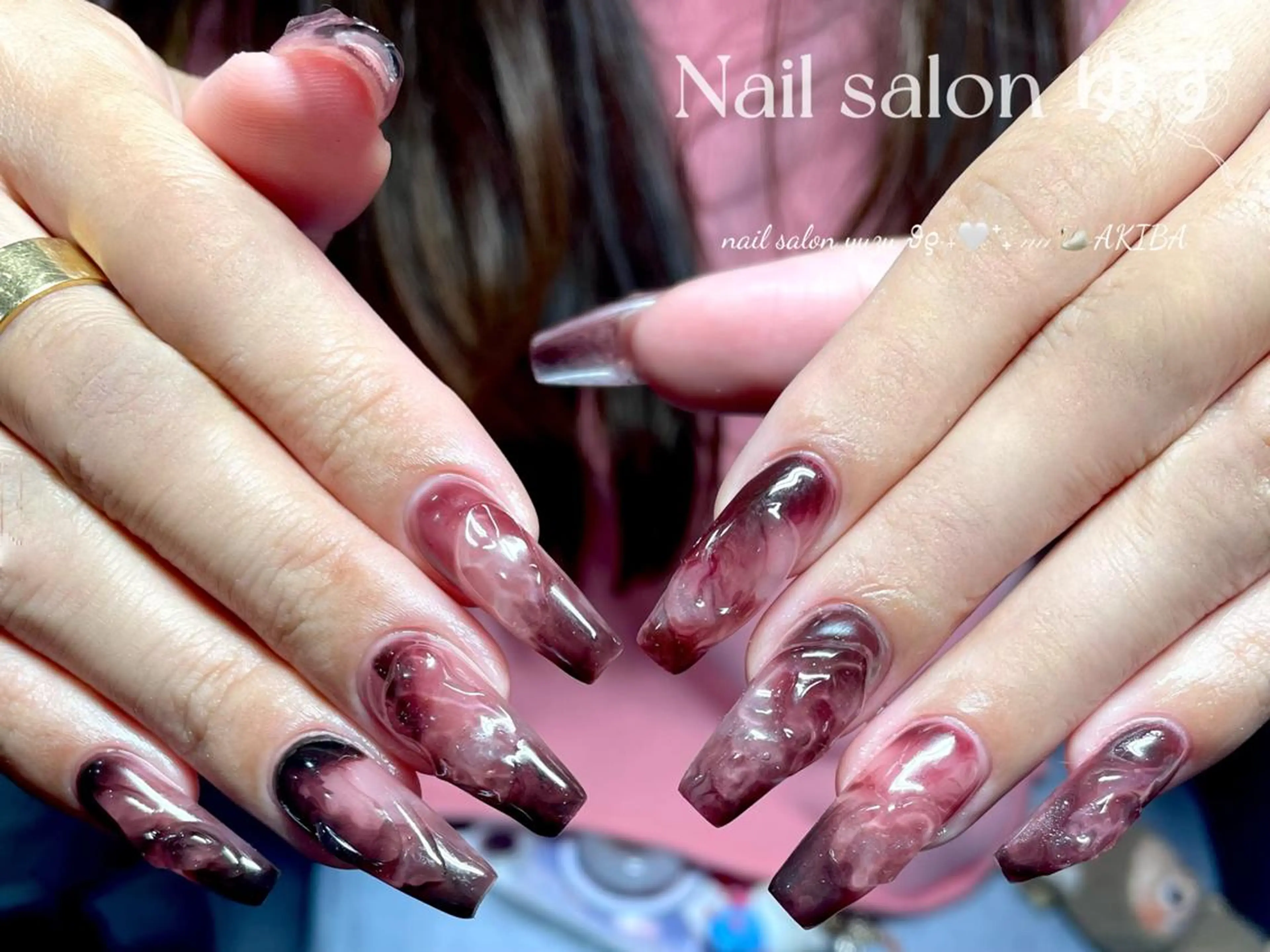 ネイル ハンドネイル MAKI💚💚💚 秋葉原.のネイルデザイン