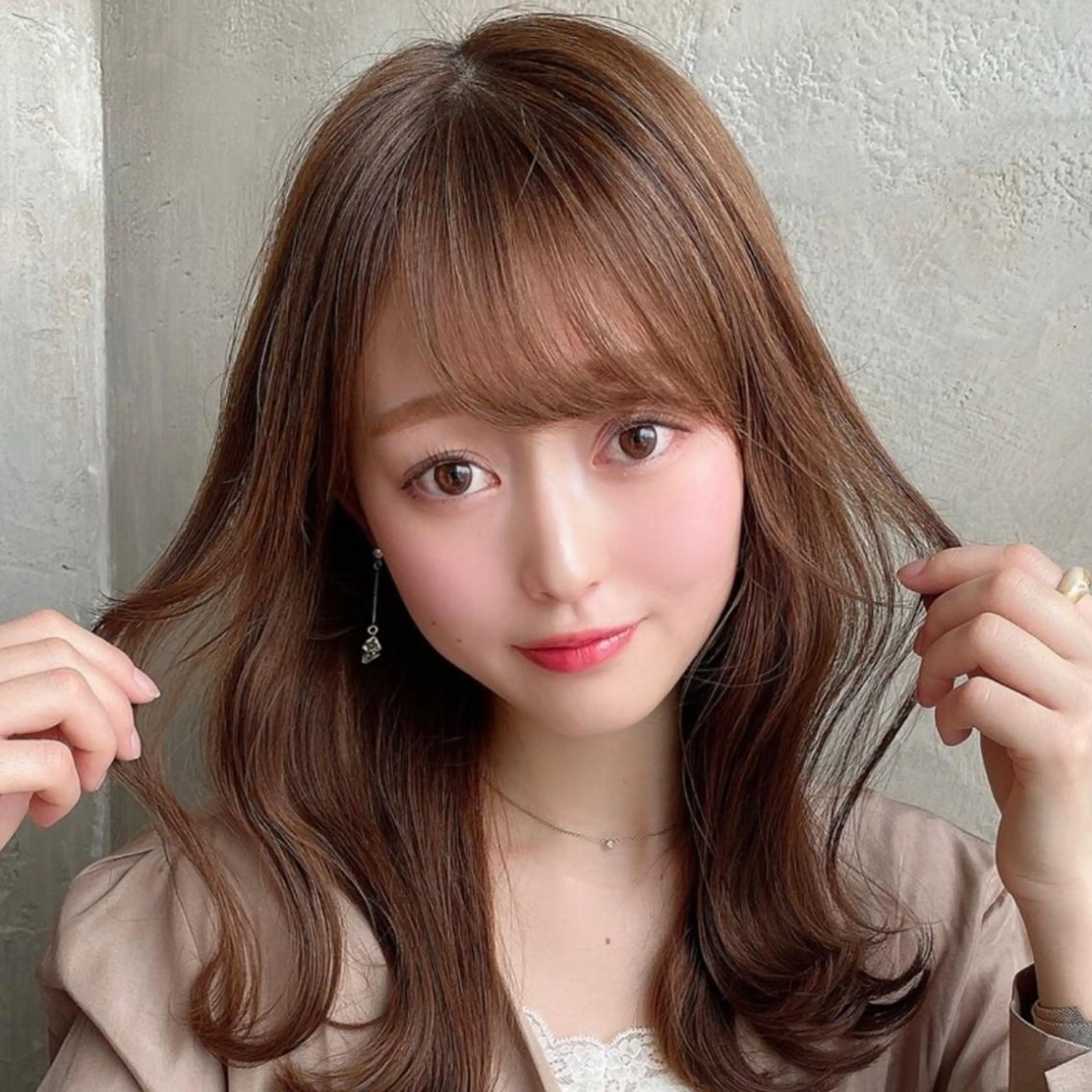 【リピーター様限定】前髪カット+イルミナカラー+髪質改善トリートメントの写真