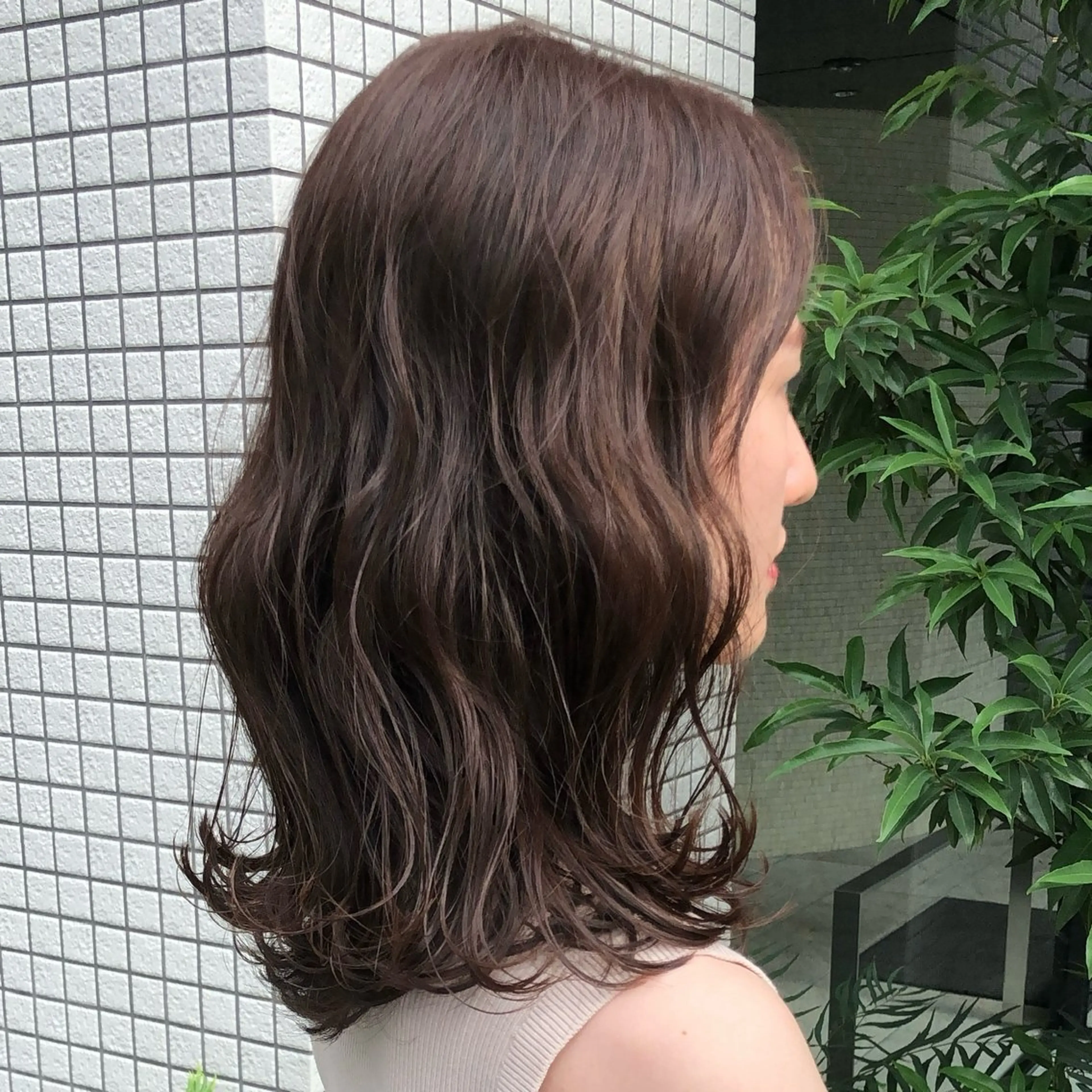 ミディアム カット ヘアカラー トリートメント また会いたくなる 美容師【KENTA】のヘアスタイル