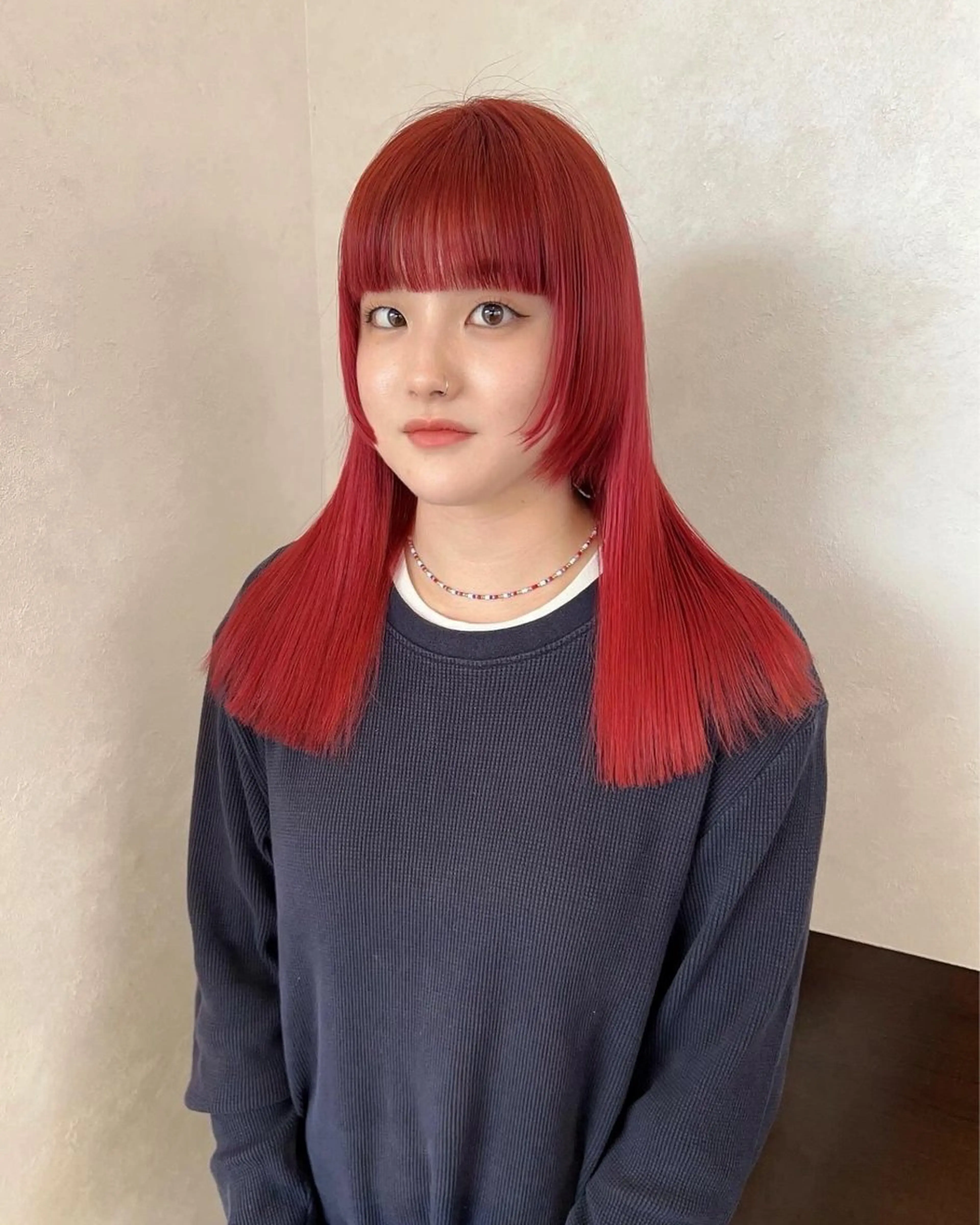 カラー nehus nagaoka所属・🖤複雑履歴ブリーチ Mizuki 🖤のヘアスタイル