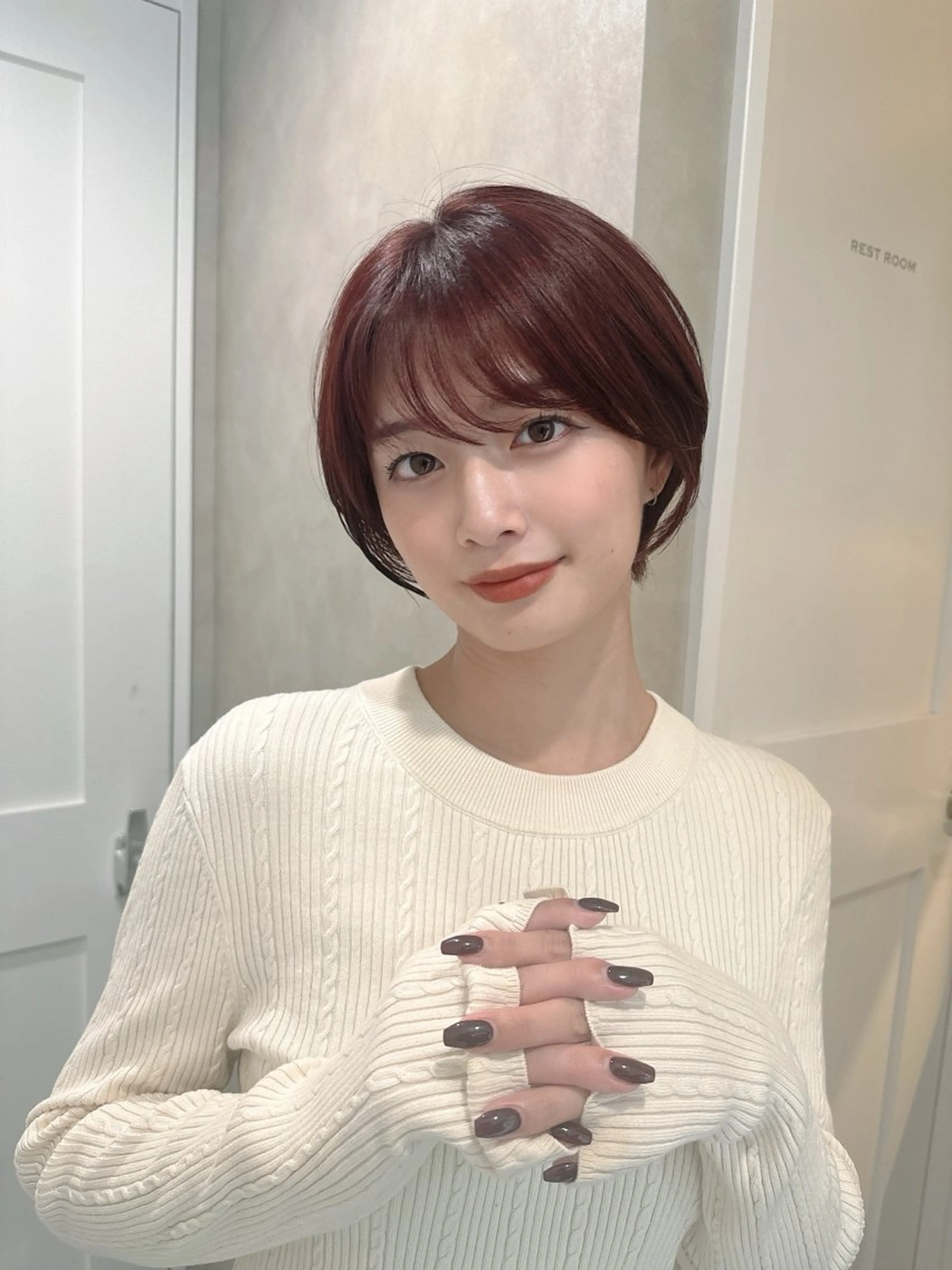 ショート カラー カット ヘアカラー トリートメント Cloe所属・久世 聡のヘアスタイル