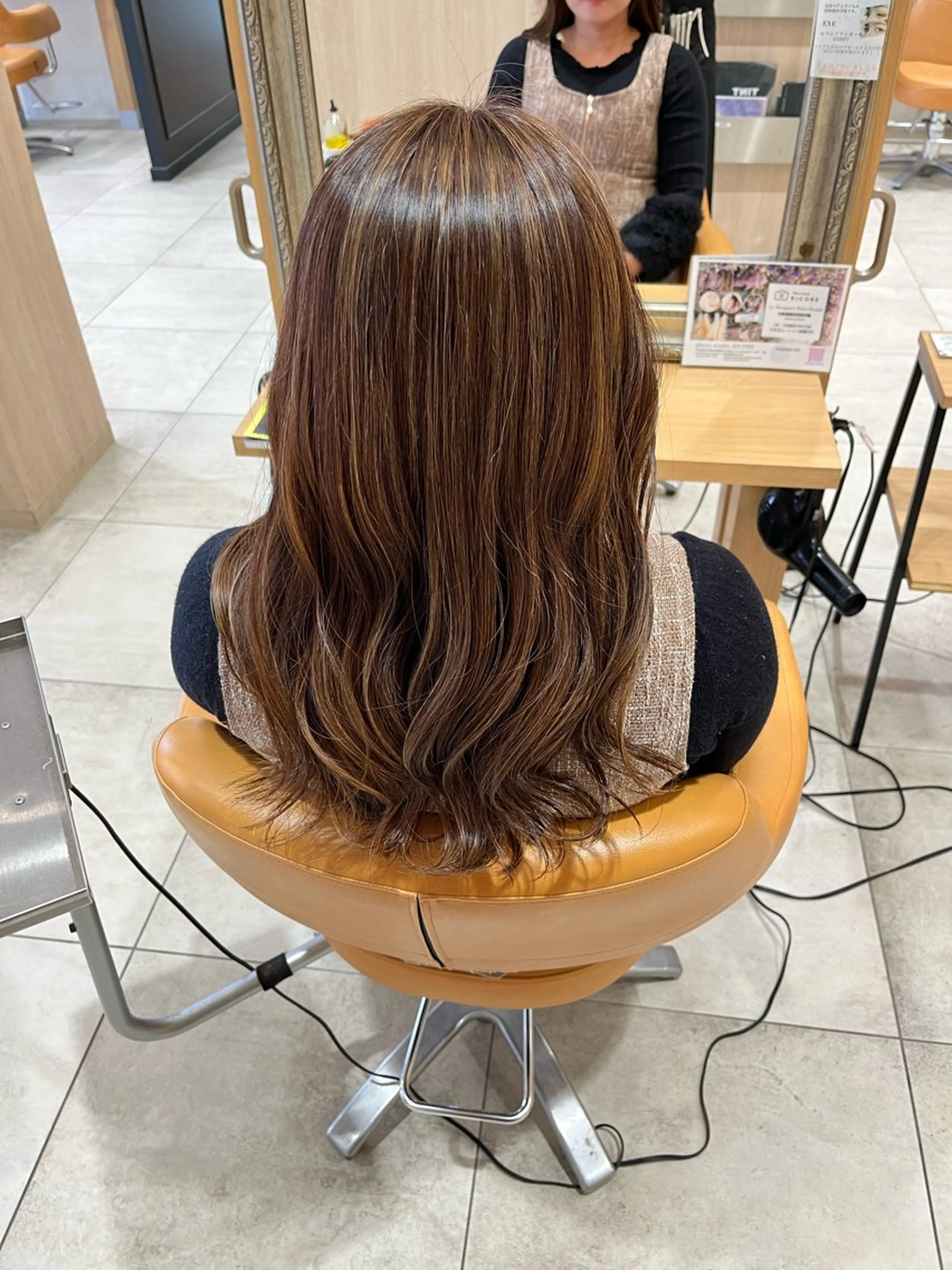 カラー ハイライトカラー ラブーケ中川中島店 クラタチカコのヘアスタイル