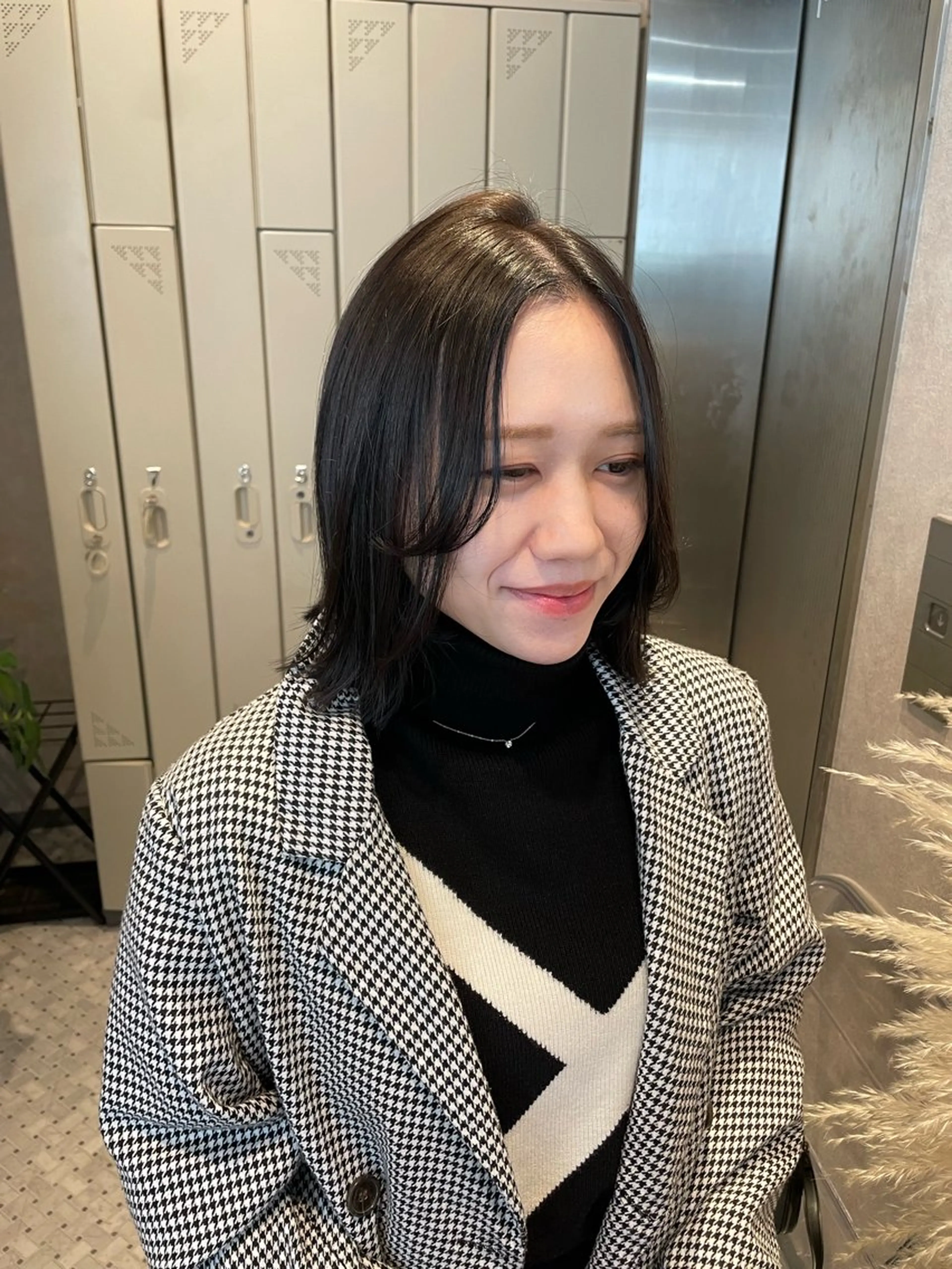 ミディアム 女性スタイリスト専門サロン Zina 天神西通り所属・艶髪韓国ヘア MANAMI🎀のヘアスタイル