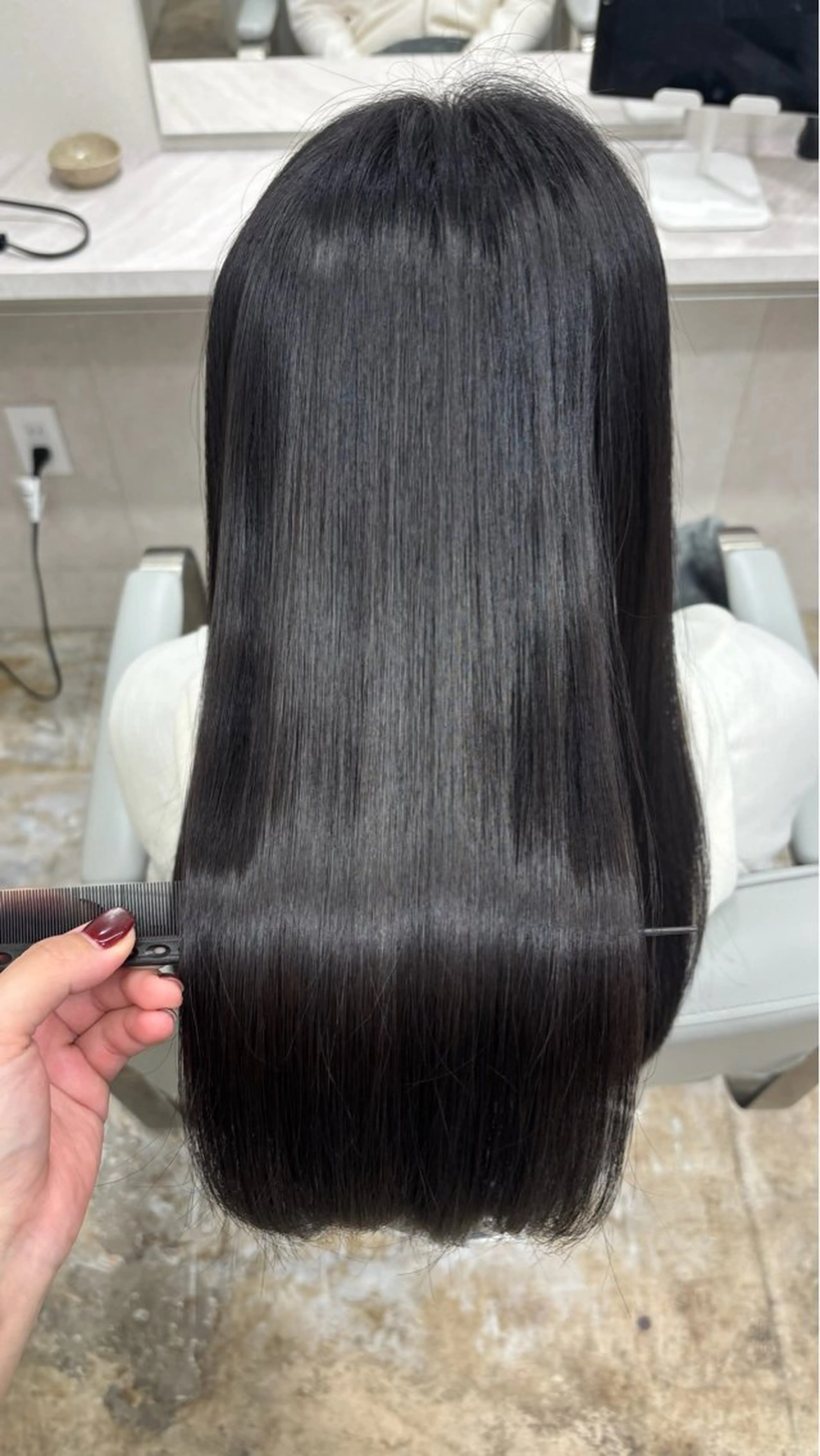 ロング カット トリートメント ヘッドスパ CALME  by bougie ENAのヘアスタイル