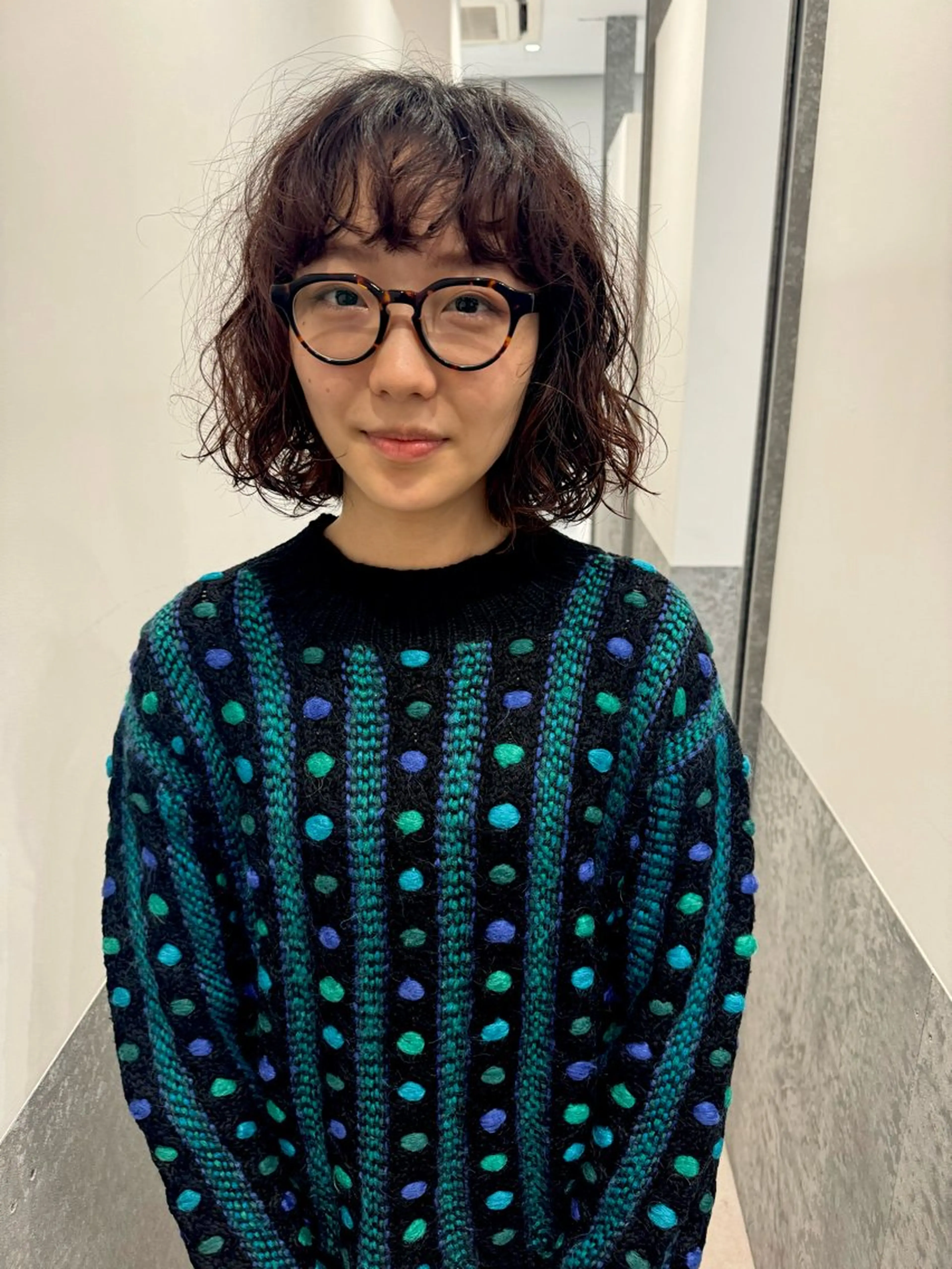 ショート パーマ カット パーマ トリートメント センスをお届けします 大谷将生INFPのヘアスタイル