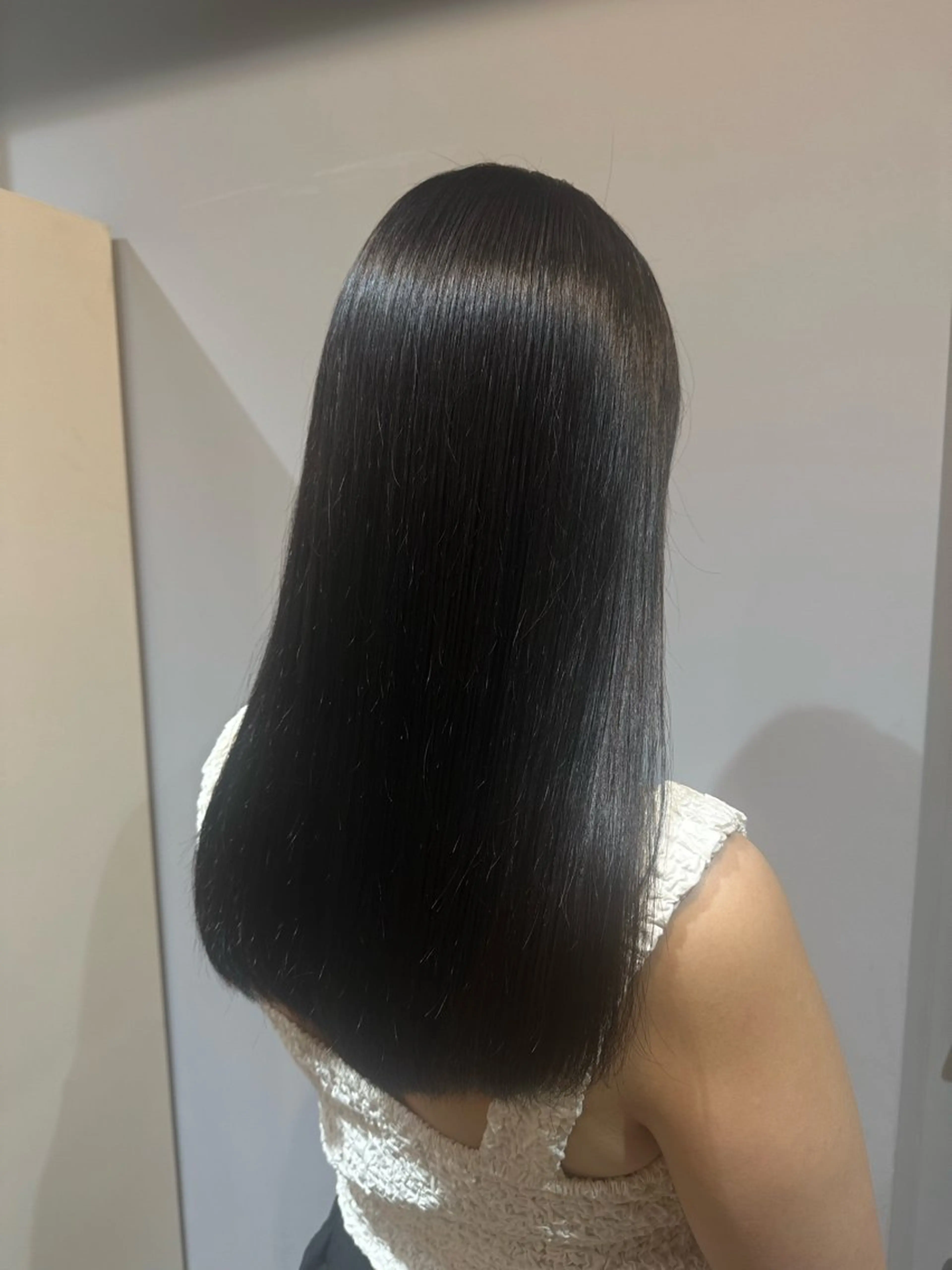ロング 縮毛矯正 カット 縮毛矯正 トリートメント ✨髪質改善💖 縮毛矯正💖mihoのヘアスタイル