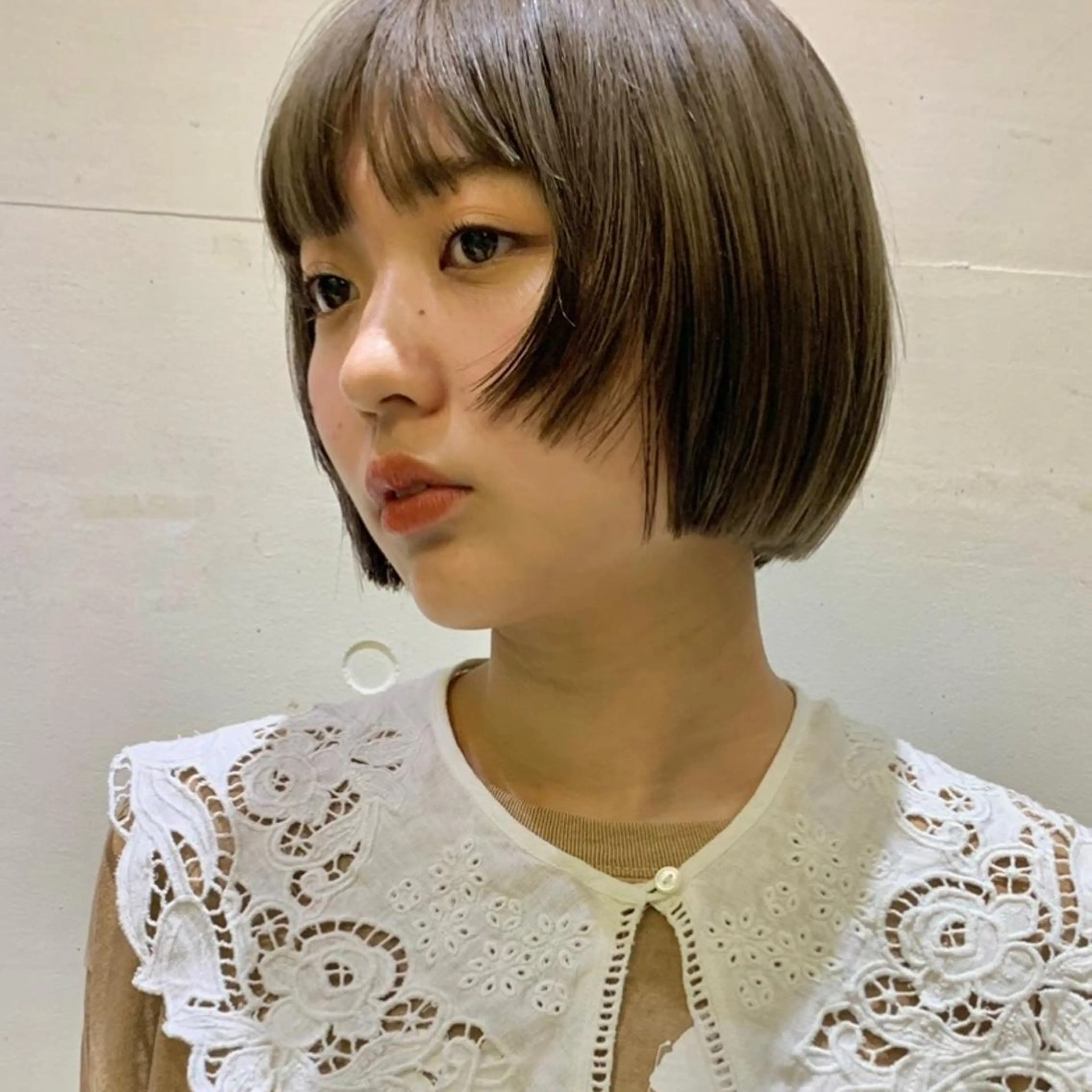 ショート タンバルモリパーマ 礒井メンキのヘアスタイル