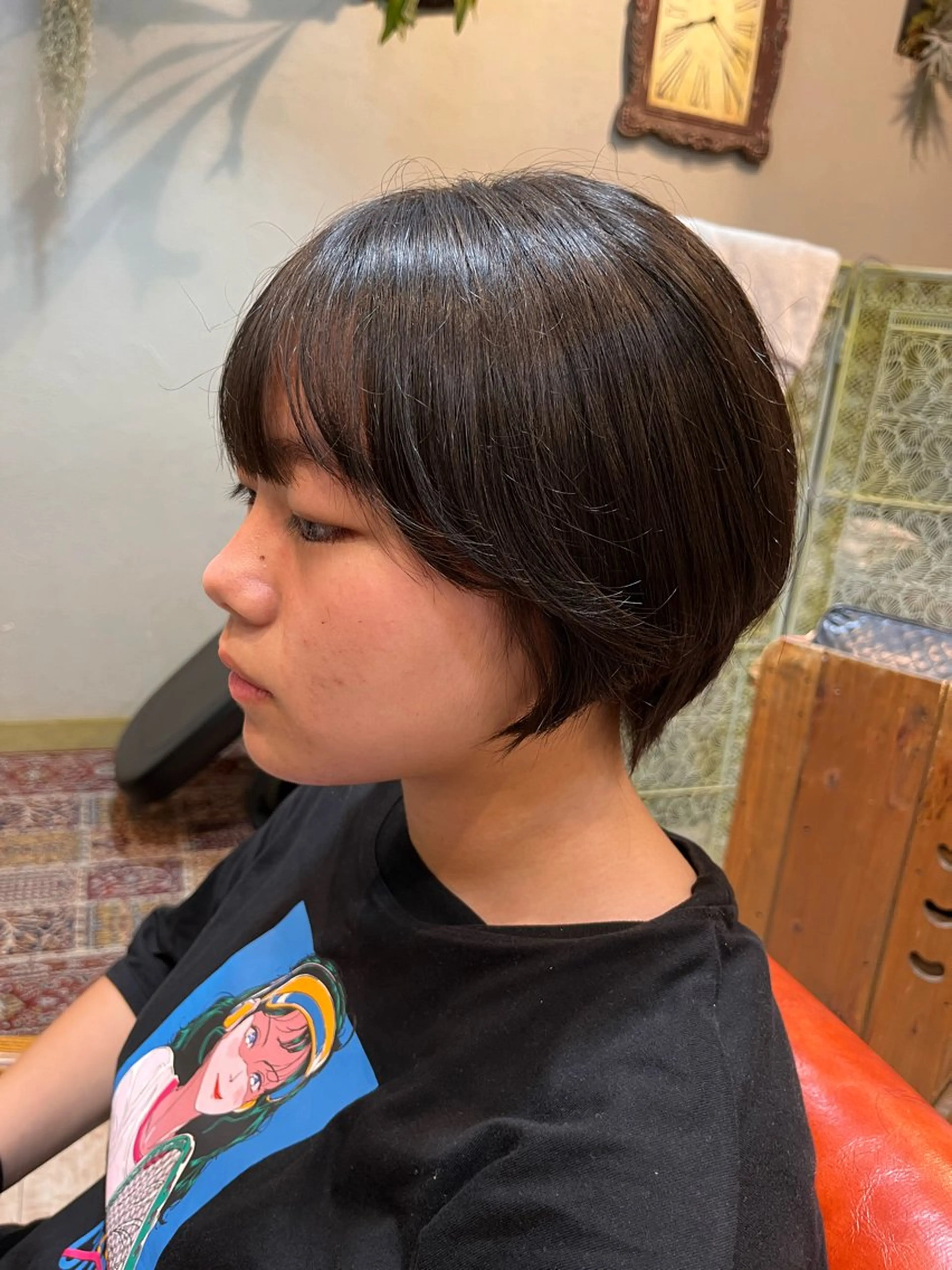 ショート ショートヘア 小顔カット DieHare所属・林 紅葉のヘアスタイル