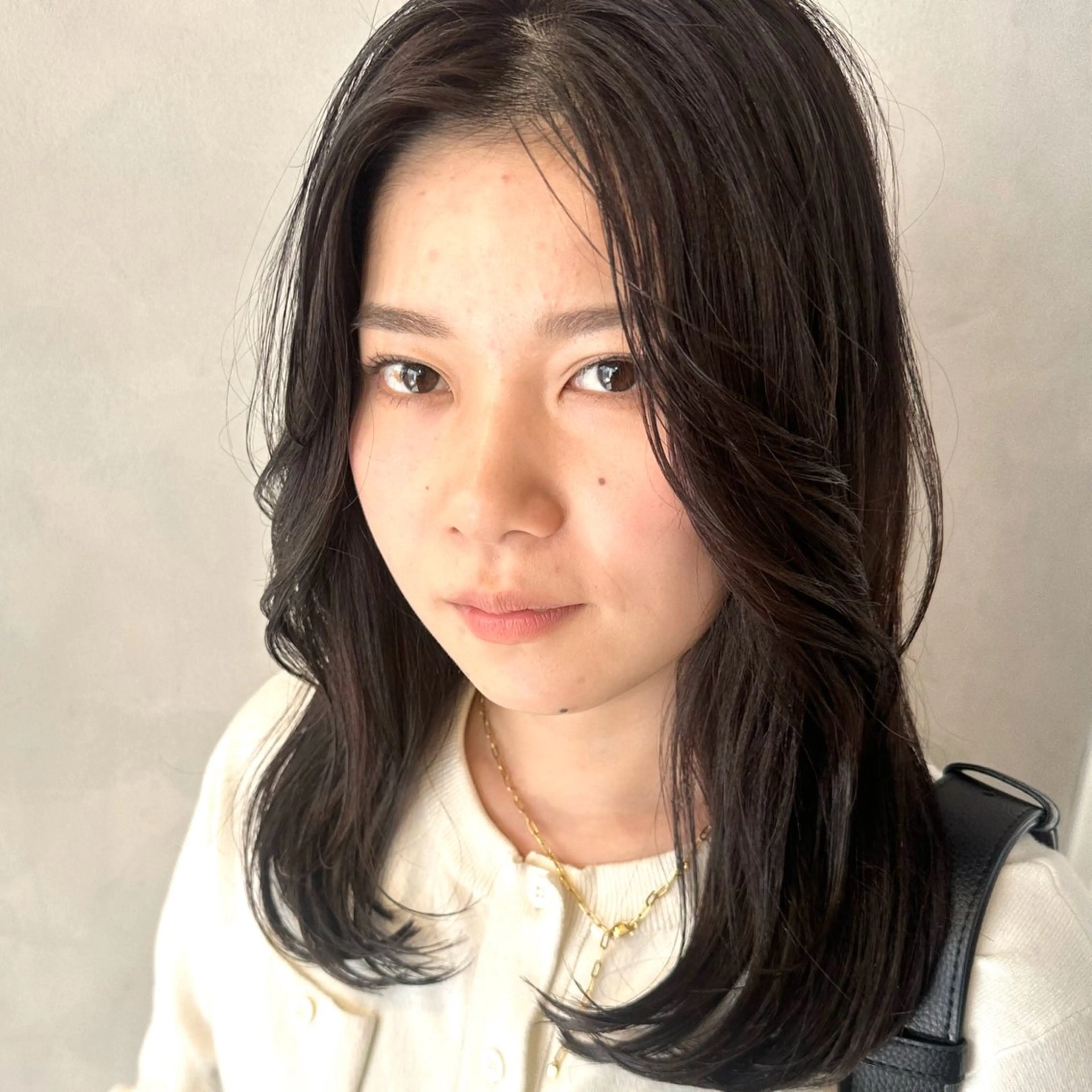 ミディアム カラー ヘアカラー トリートメント デザインカラー/パー マ🦖外岡咲希🦖のヘアスタイル