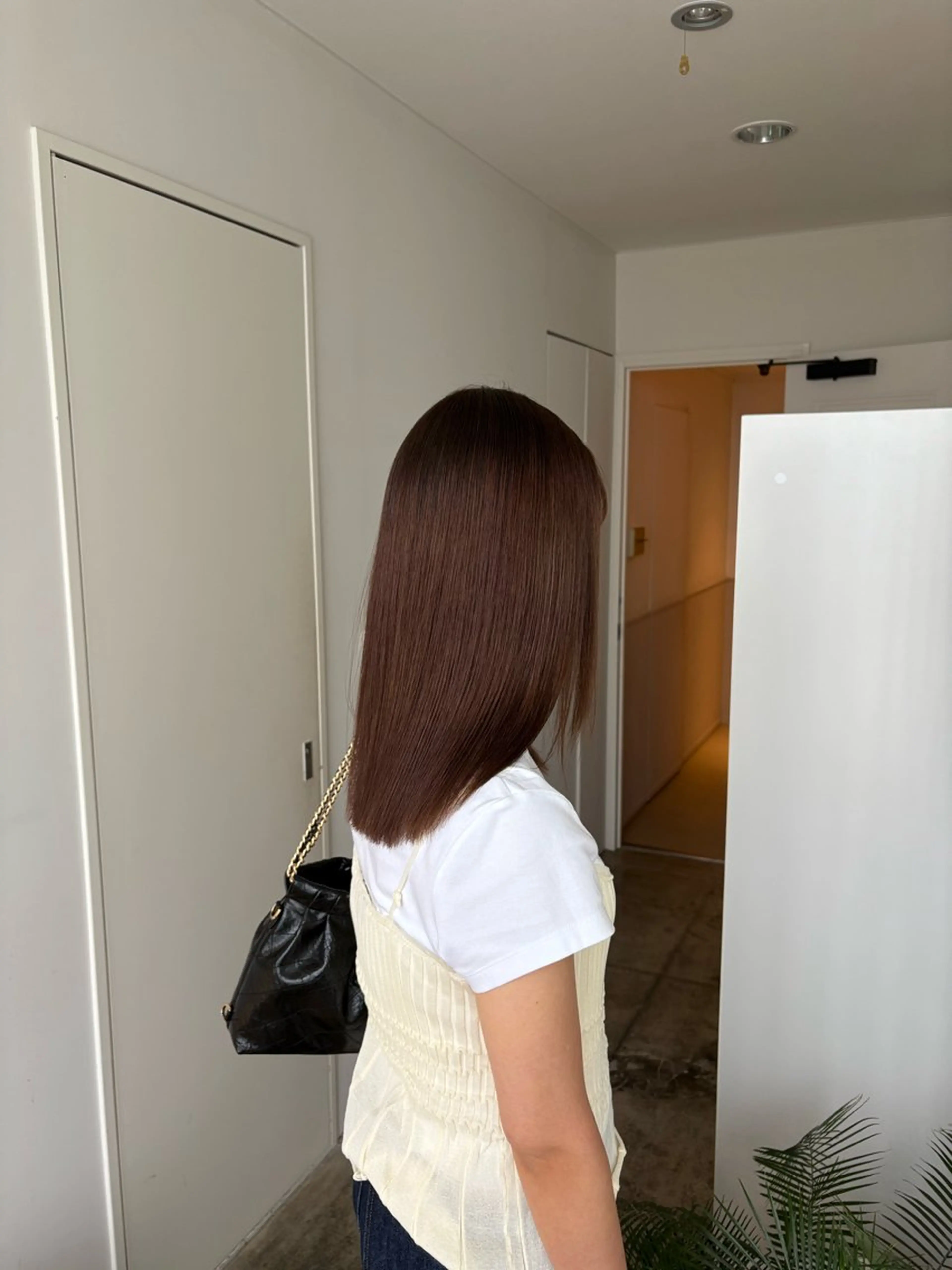 ロング カラー 髪質改善 カット ヘアカラー 縮毛矯正 Jr.スタイリスト ヨシノヒメカのヘアスタイル