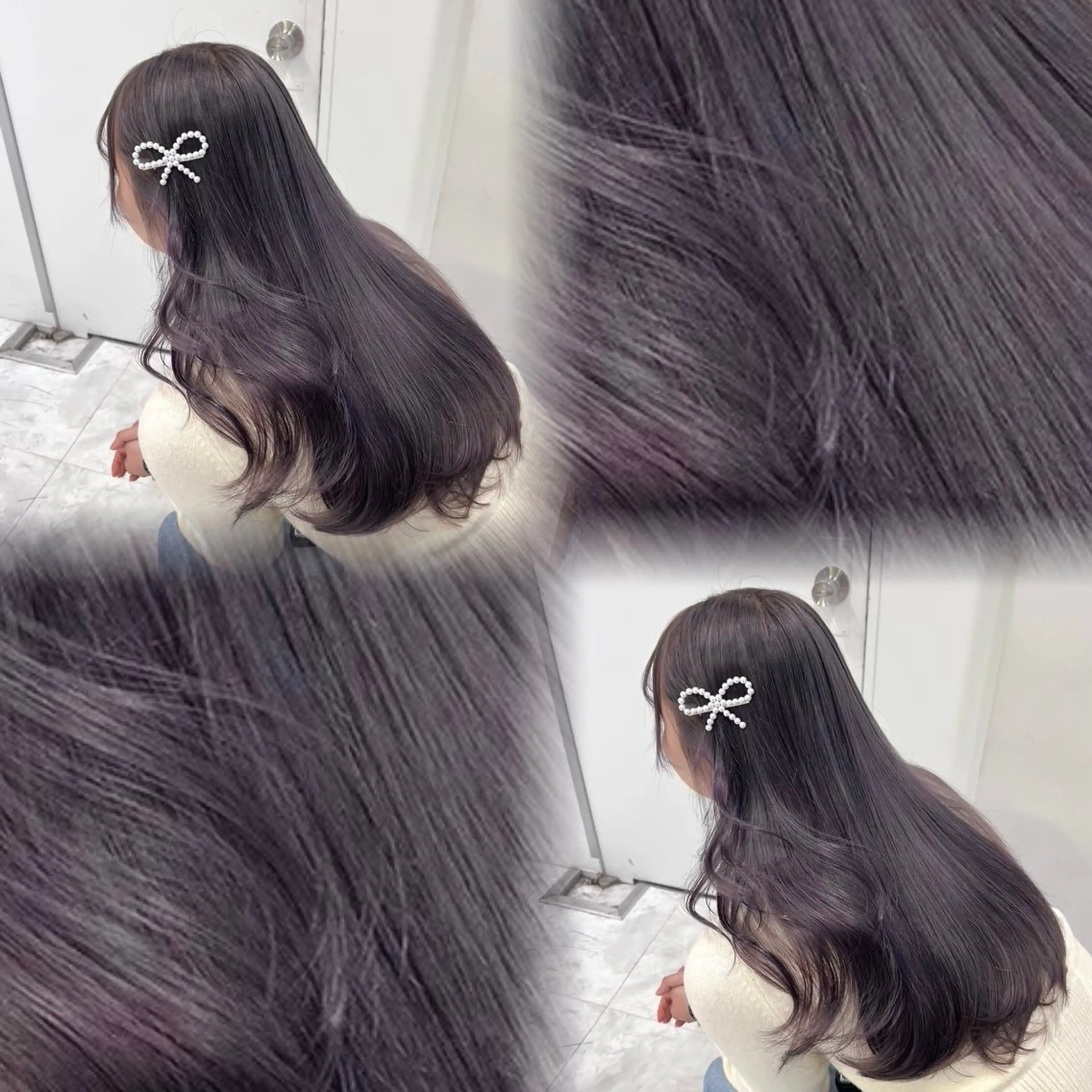 ロング カラー ヘアアレンジ メンズ 透明感カラー ヘアカラー 🩰韓国ガーリー🏹 kotono🪽のヘアスタイル
