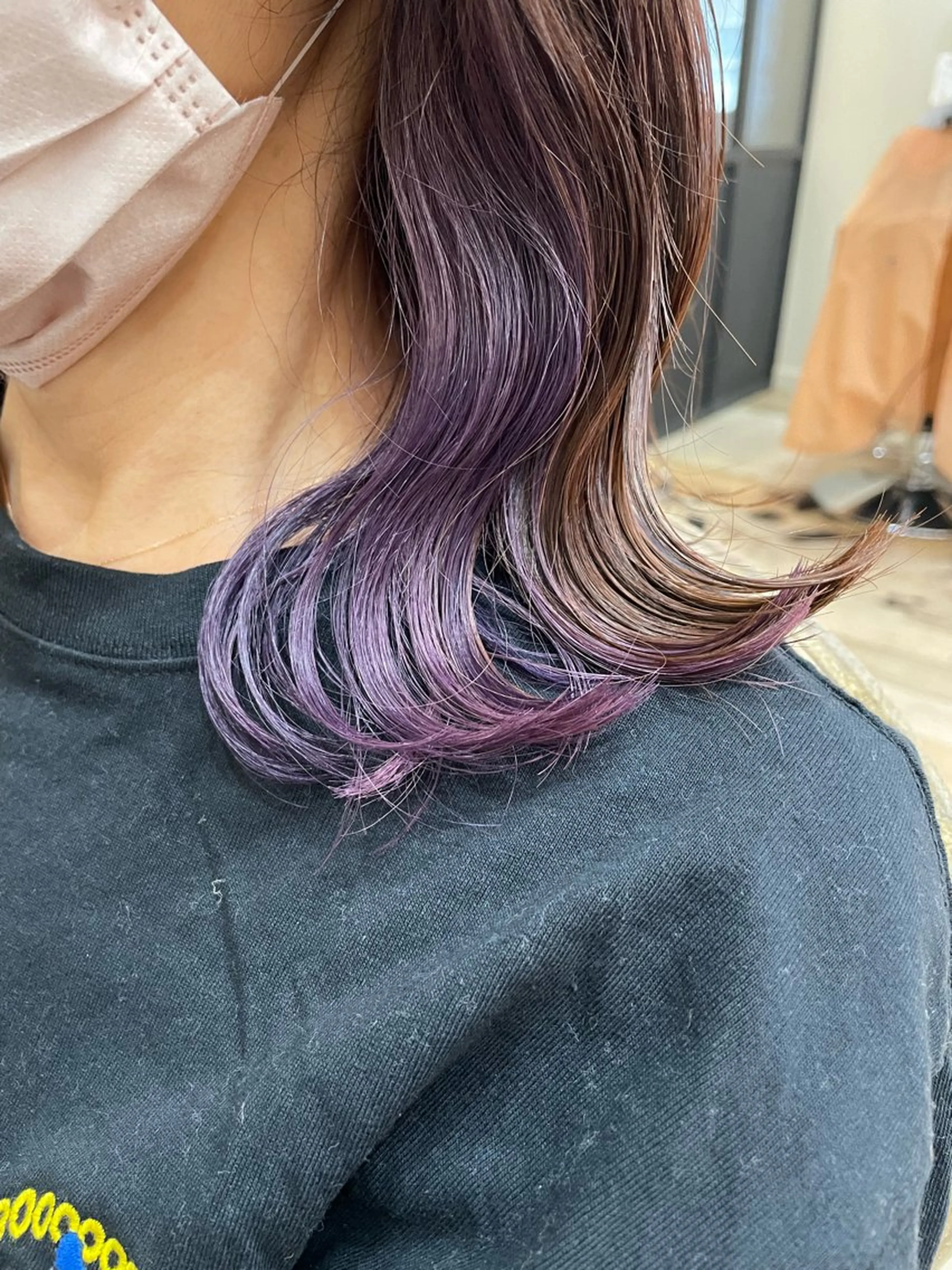 カラー ヘアカラー トリートメント しおり/🍬 KOKORO🤍のヘアスタイル