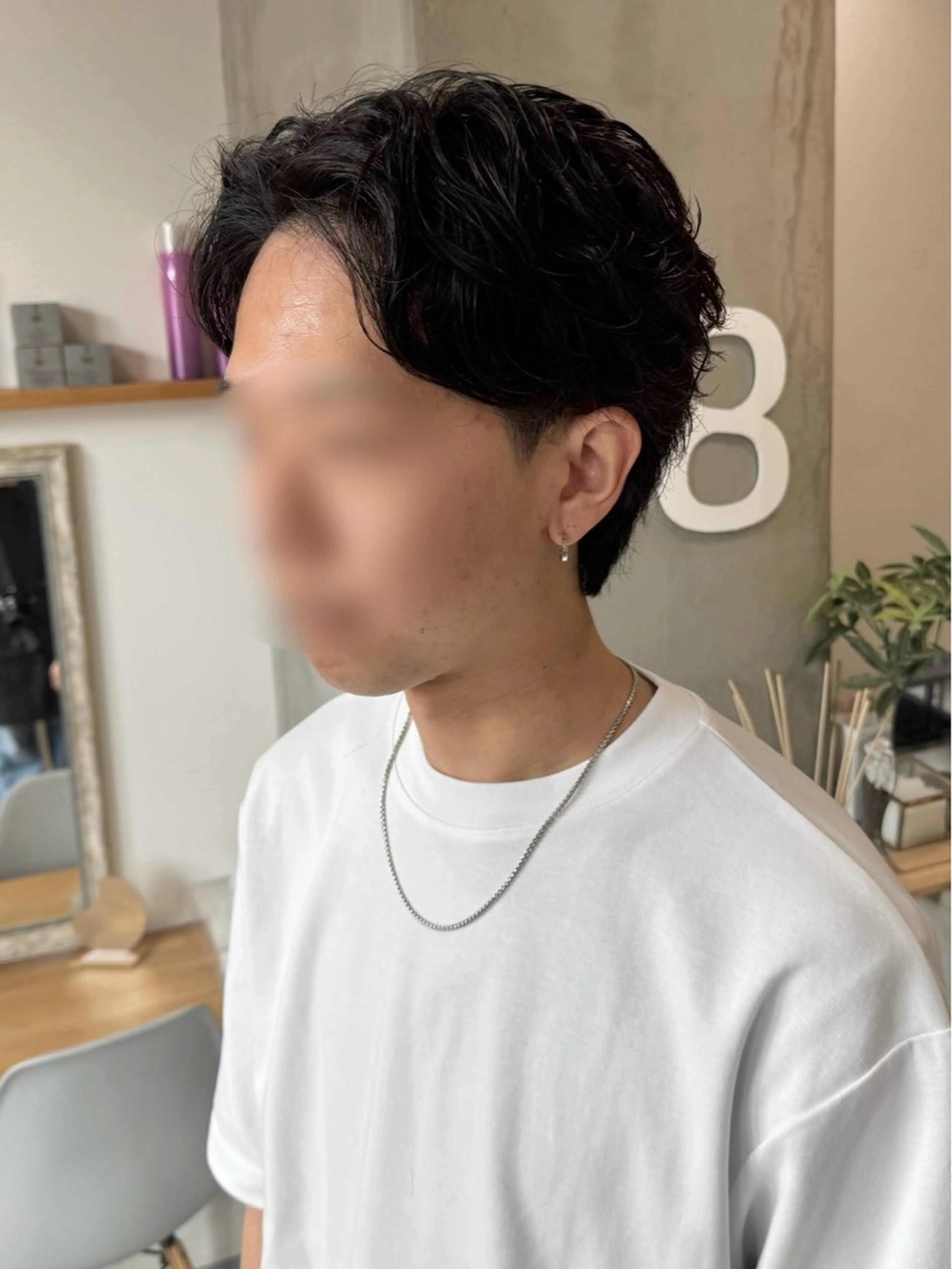 メンズ メンズパーマ 刈り上げ カット パーマ 88 hair design所属・ハルカ 🎀のヘアスタイル