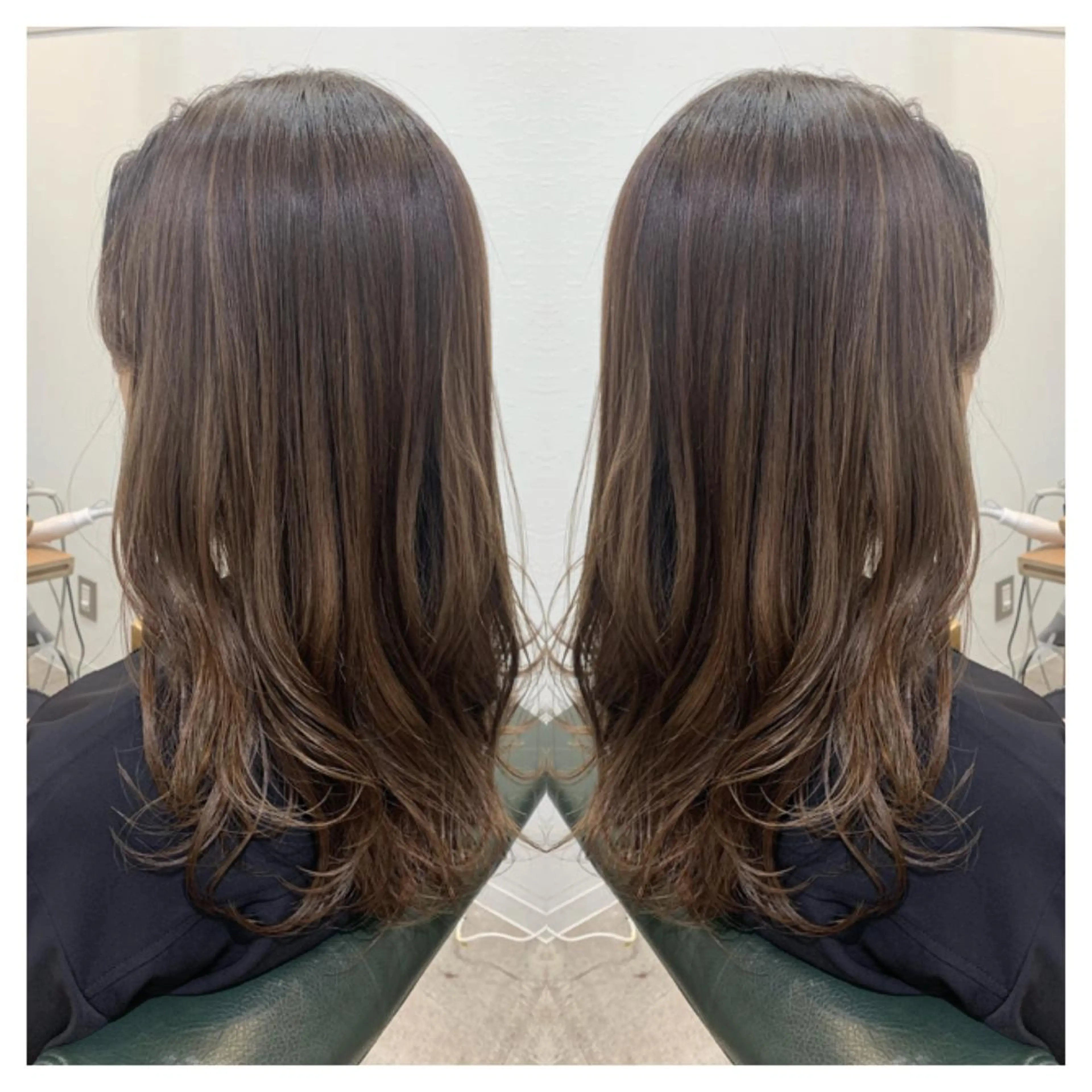 ロング カラー ヘアカラー トリートメント 村山 茉衣のヘアスタイル