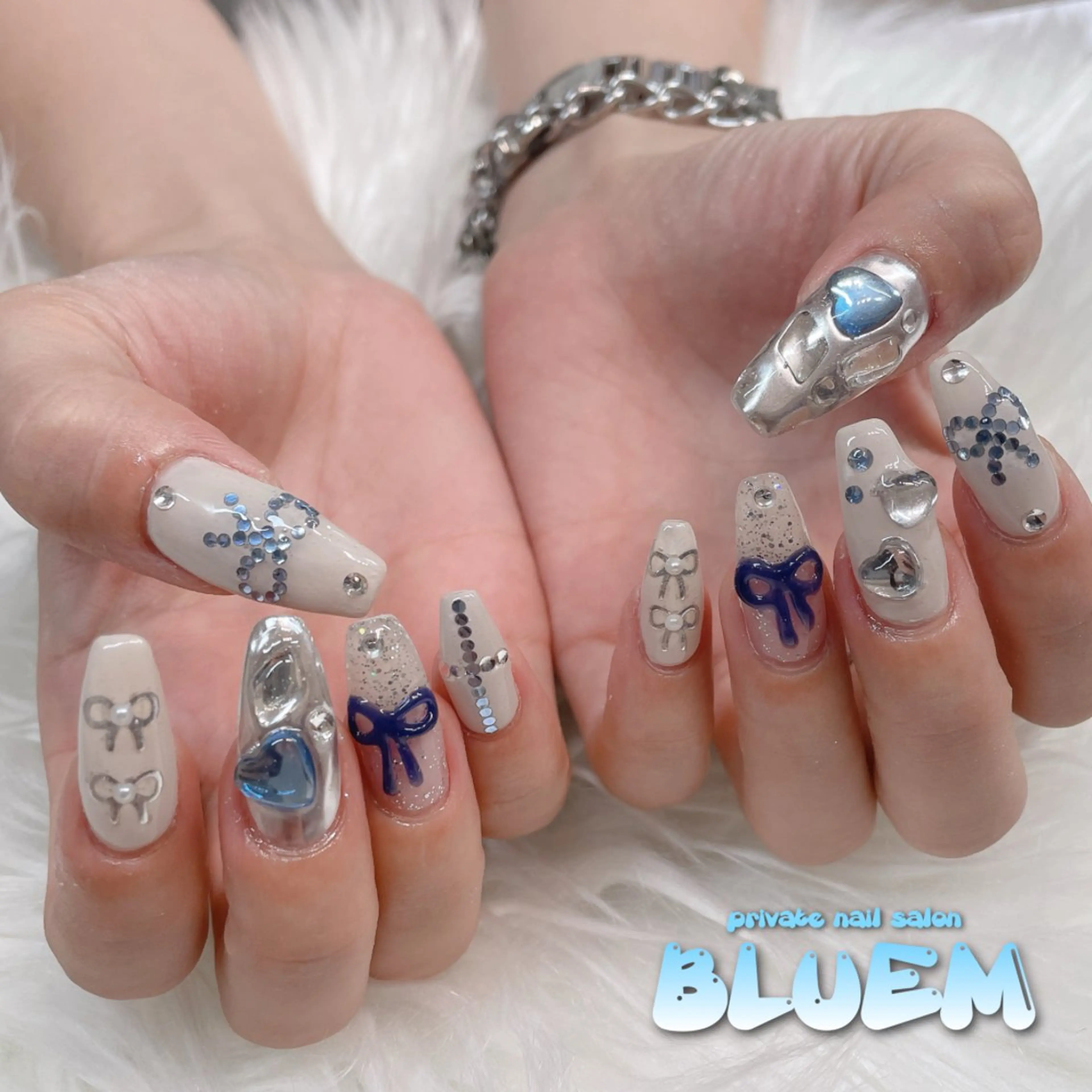 ネイル ハンドネイル ハンドケア BLUEM所属・BLUEM さやかのネイルデザイン