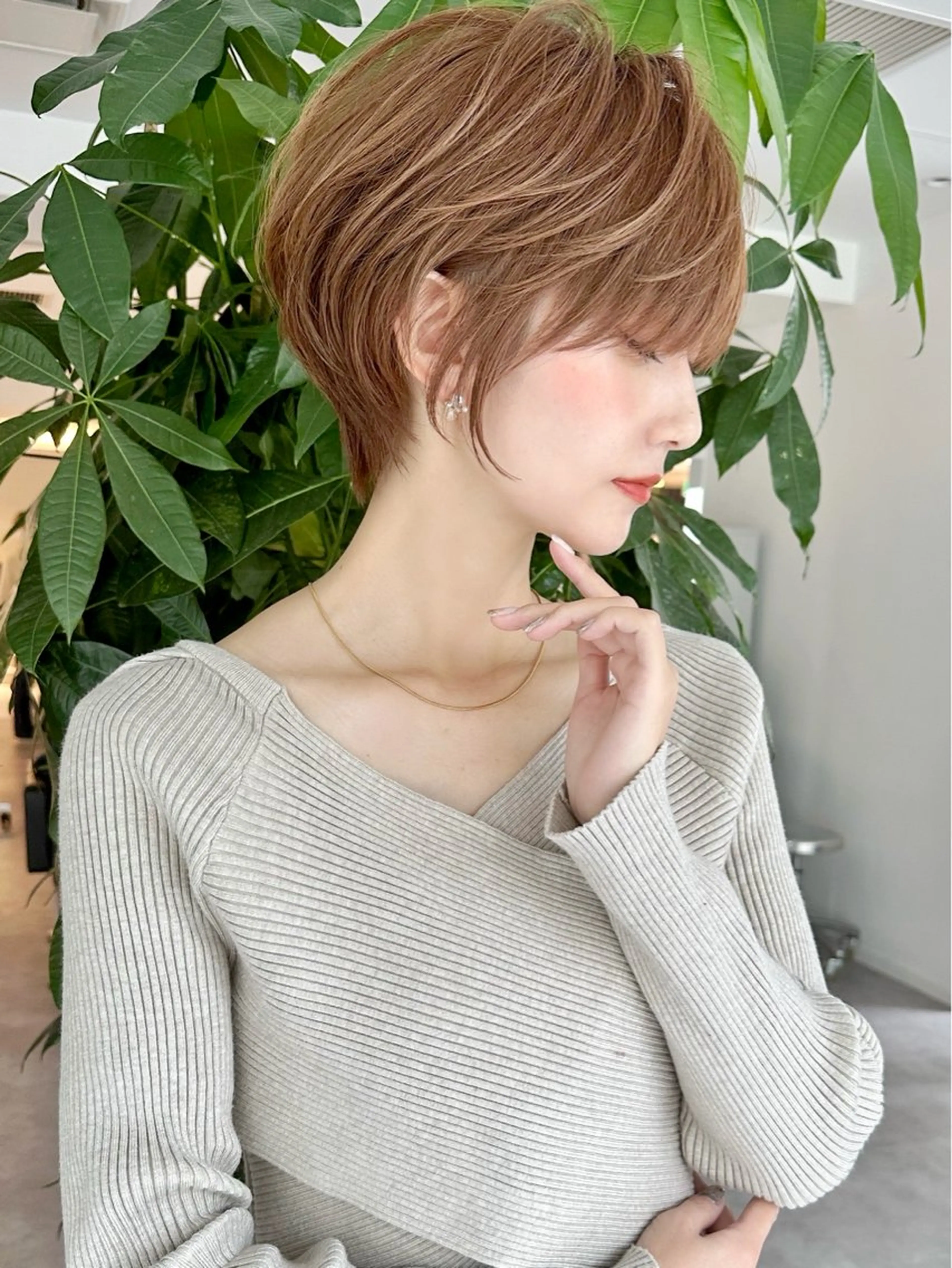 カラー 無料カットモデル/ 顔まわり特化/荒砂のヘアスタイル