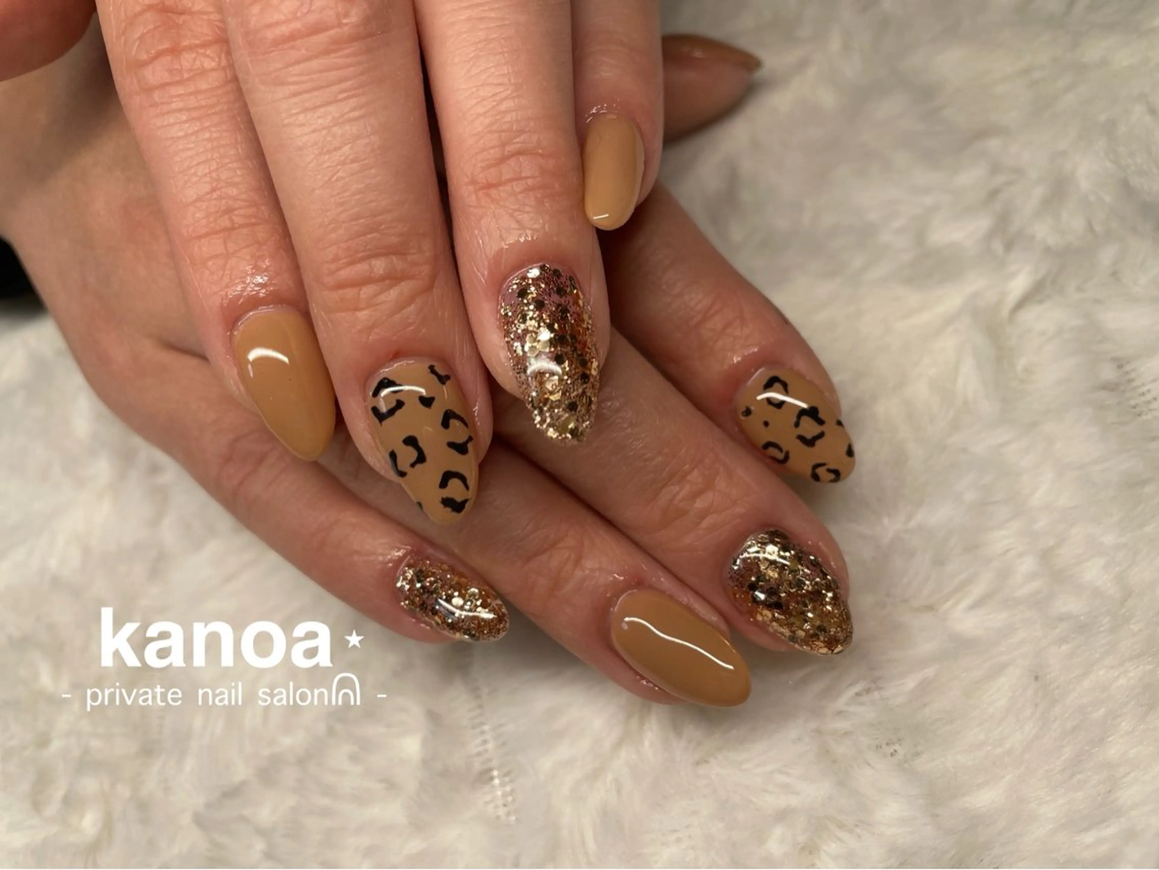 ネイル アニマル柄 kanoa nailのネイルデザイン