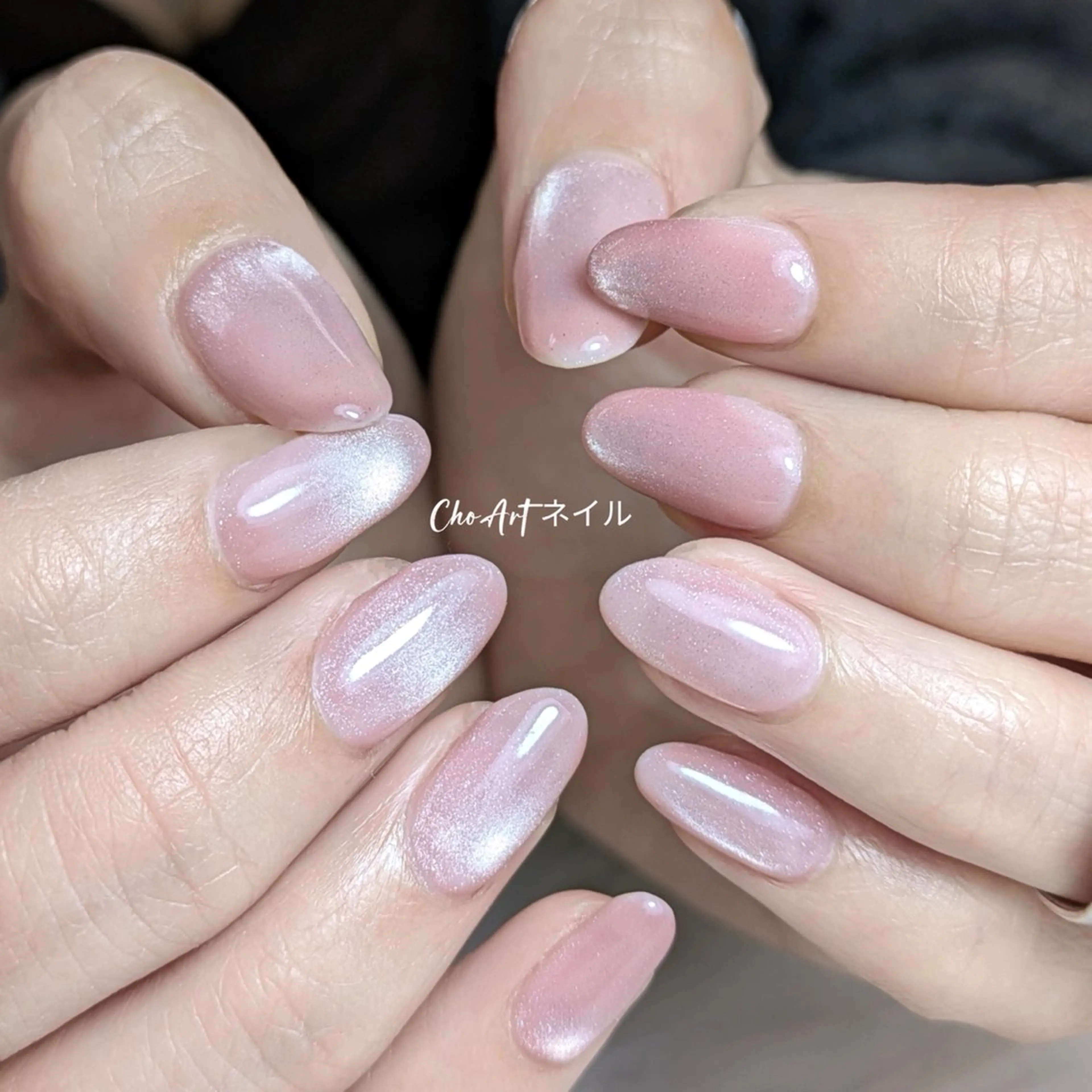 ネイル アートネイル キラキラネイル ラメ(グリッター) マグネットネイル ミラーネイル Cho Artネイル所属・Cho Art ネイルのネイルデザイン