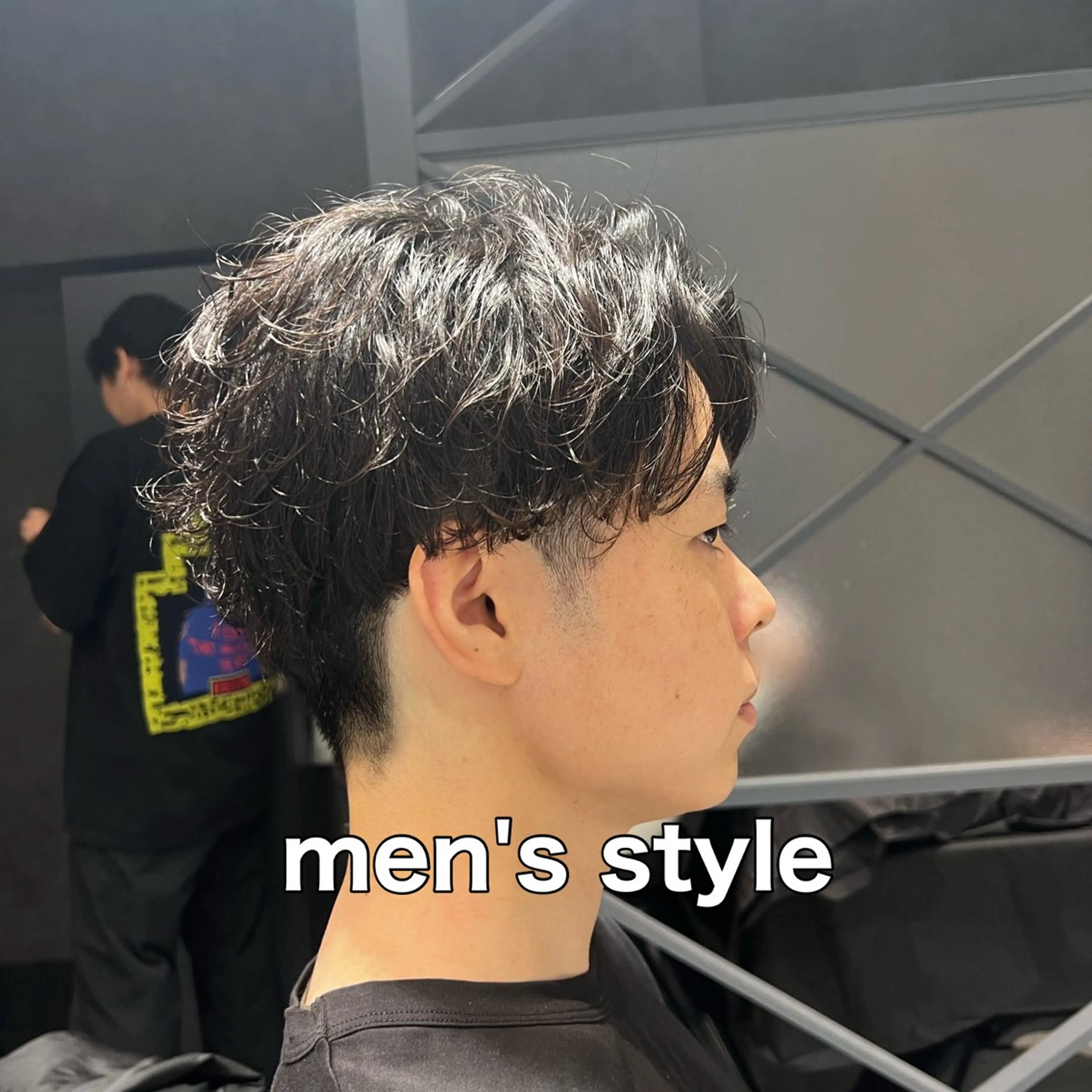 パーマ メンズ カット パーマ 上野⭐️メンズ特化 森田道成のヘアスタイル