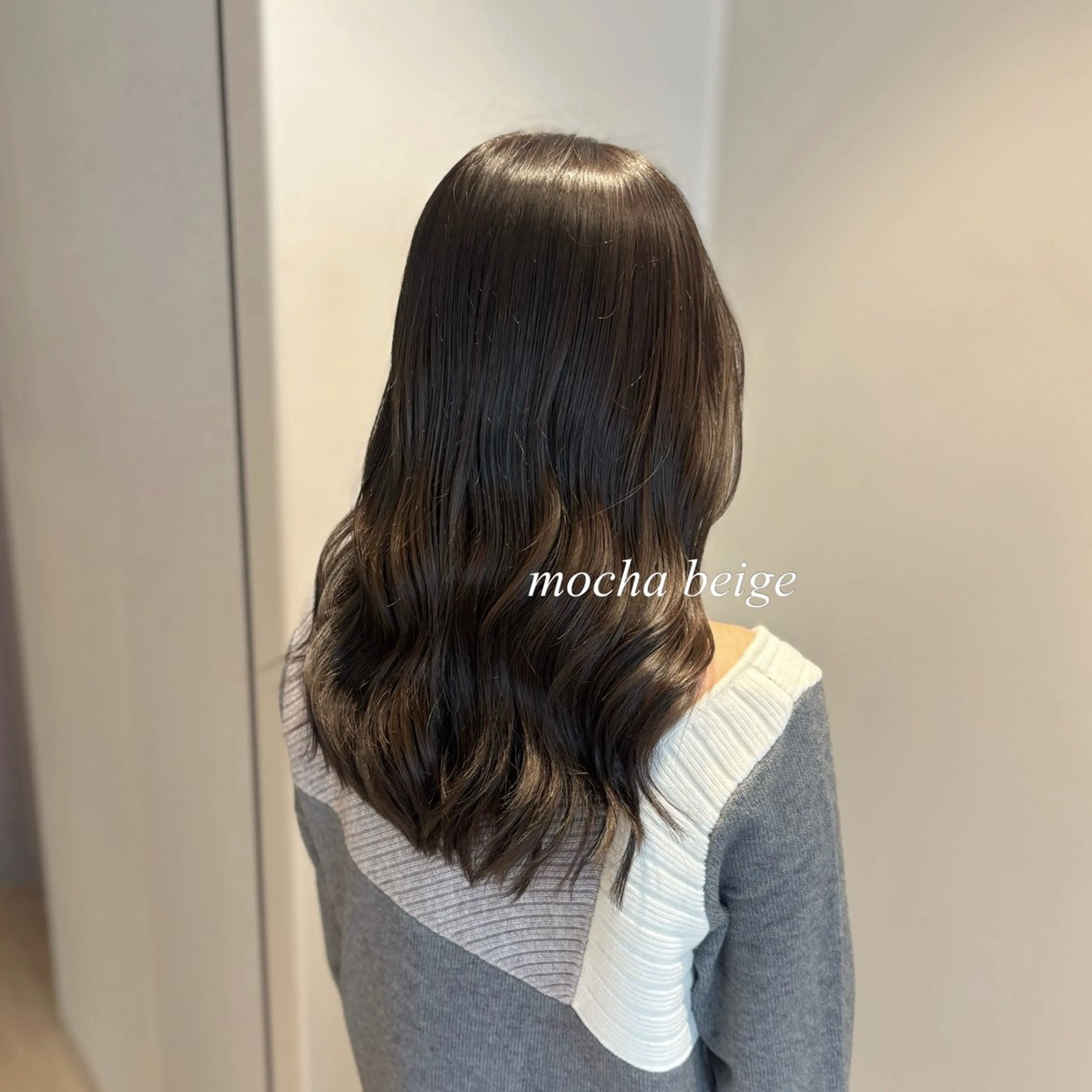 セミロング カラー ベージュカラー 髪質改善カラー ベージュ🤎YUMEのヘアスタイル