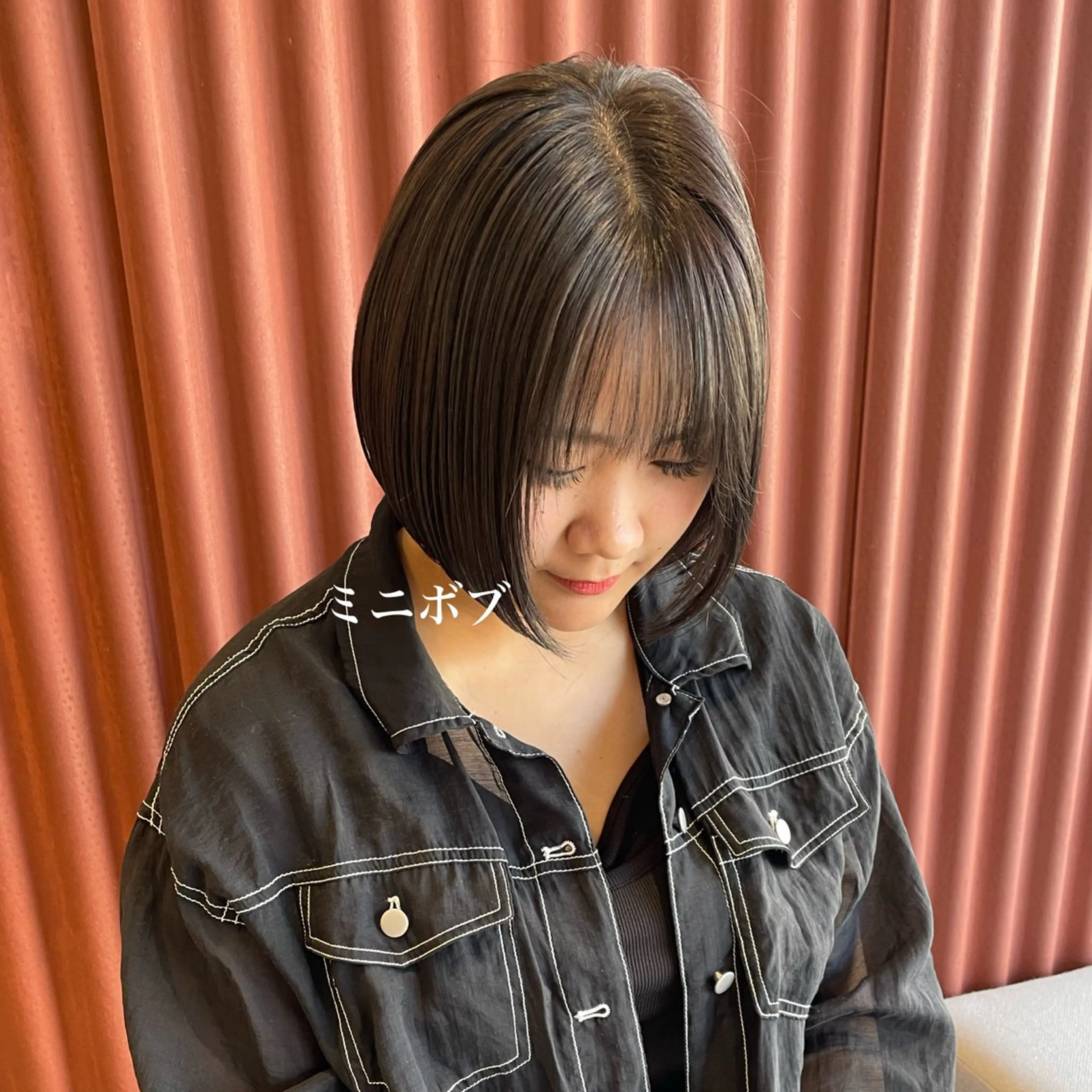 ショート カラー ボブ 北九州美容室 🕊️わかな✂︎のヘアスタイル