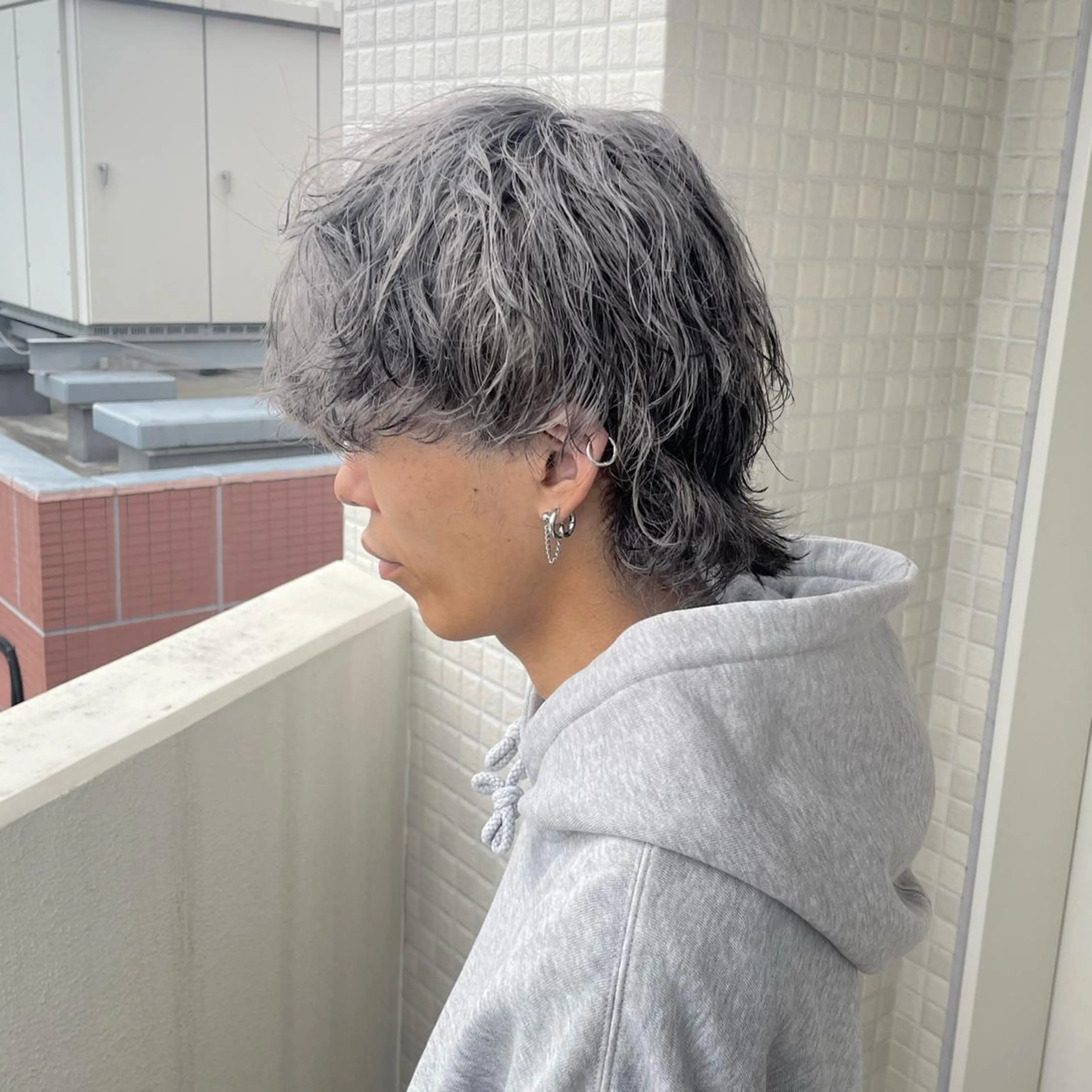 カラー メンズ カット ヘアカラー パーマ 横浜メンズパーマ🔥 大野賢人のヘアスタイル