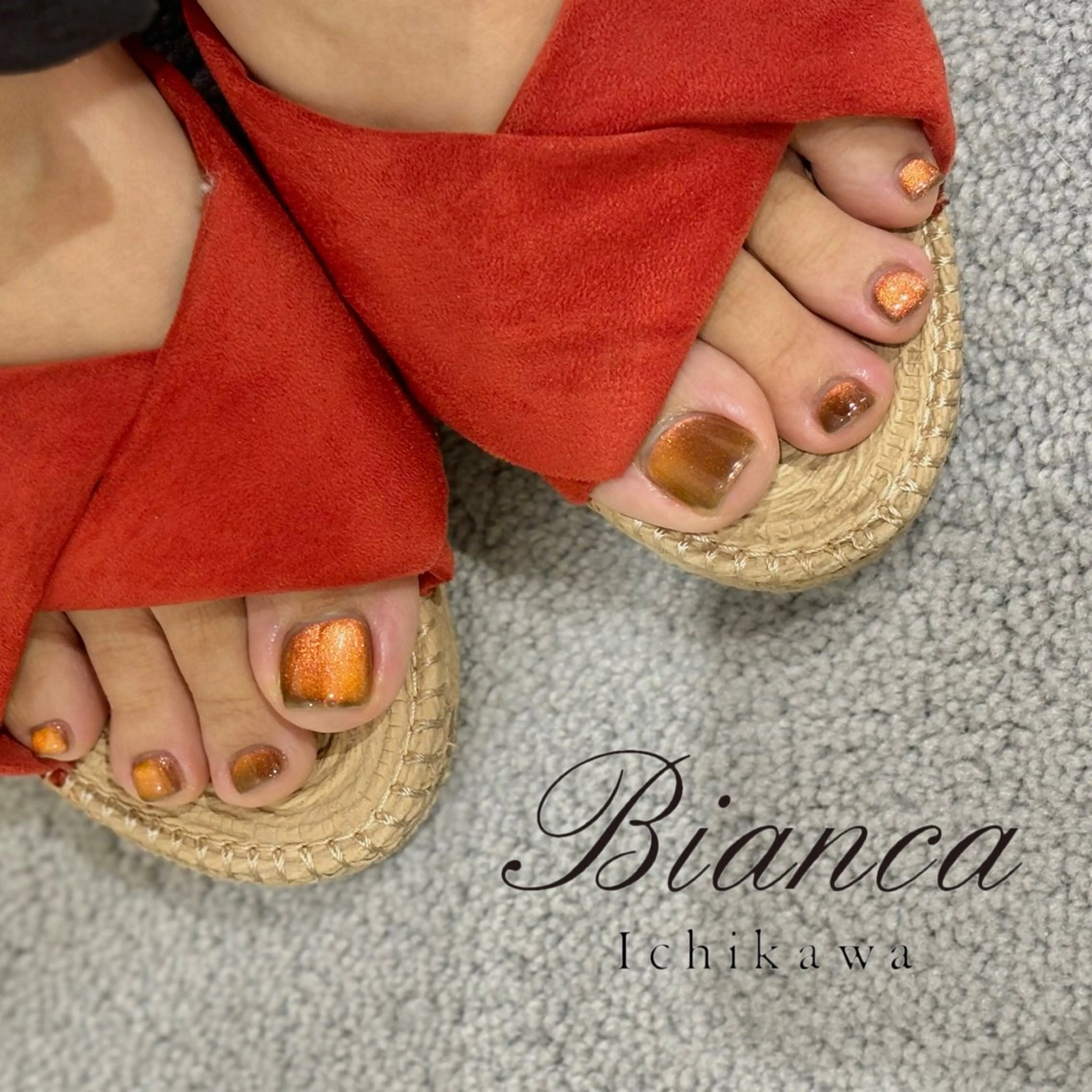 ネイル フットネイル 🕊️Bianca 児玉🕊️のネイルデザイン