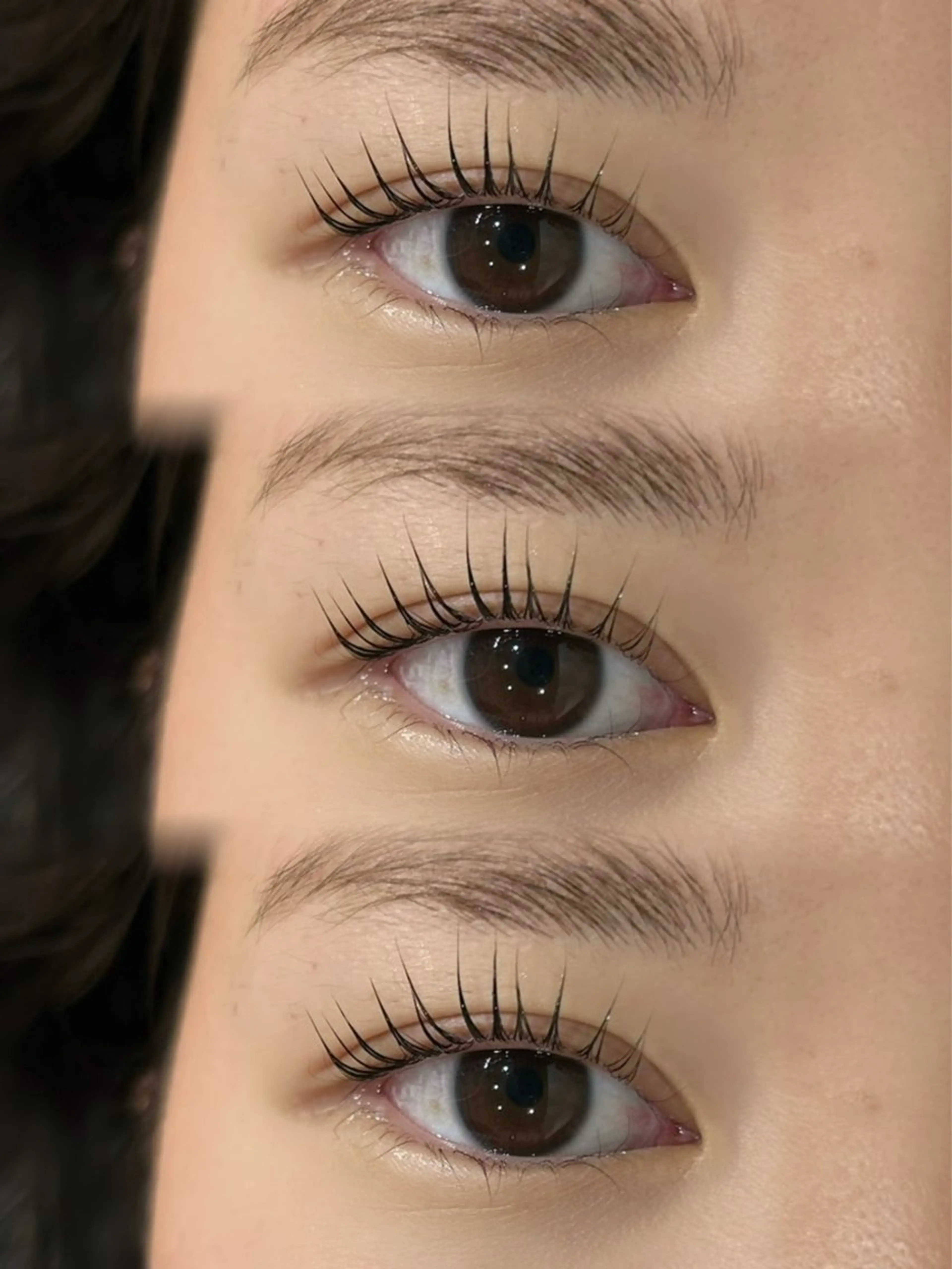 マツエク・マツパ パリジェンヌラッシュリフト 福岡 芽依のマツエク・マツパデザイン