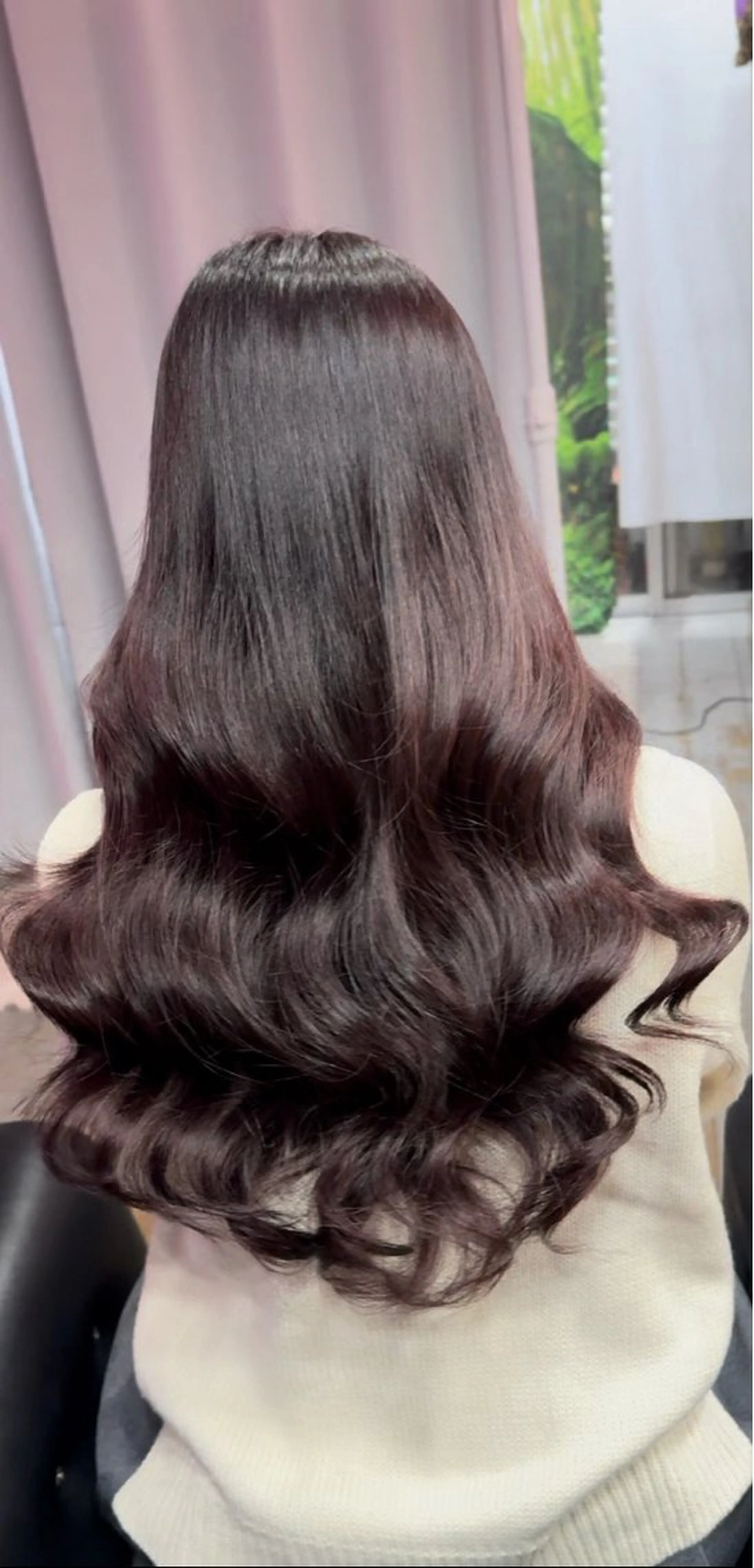 セミロング 縮毛矯正 トリートメント hair gallery glass所属・すえつな しんのすけのヘアスタイル