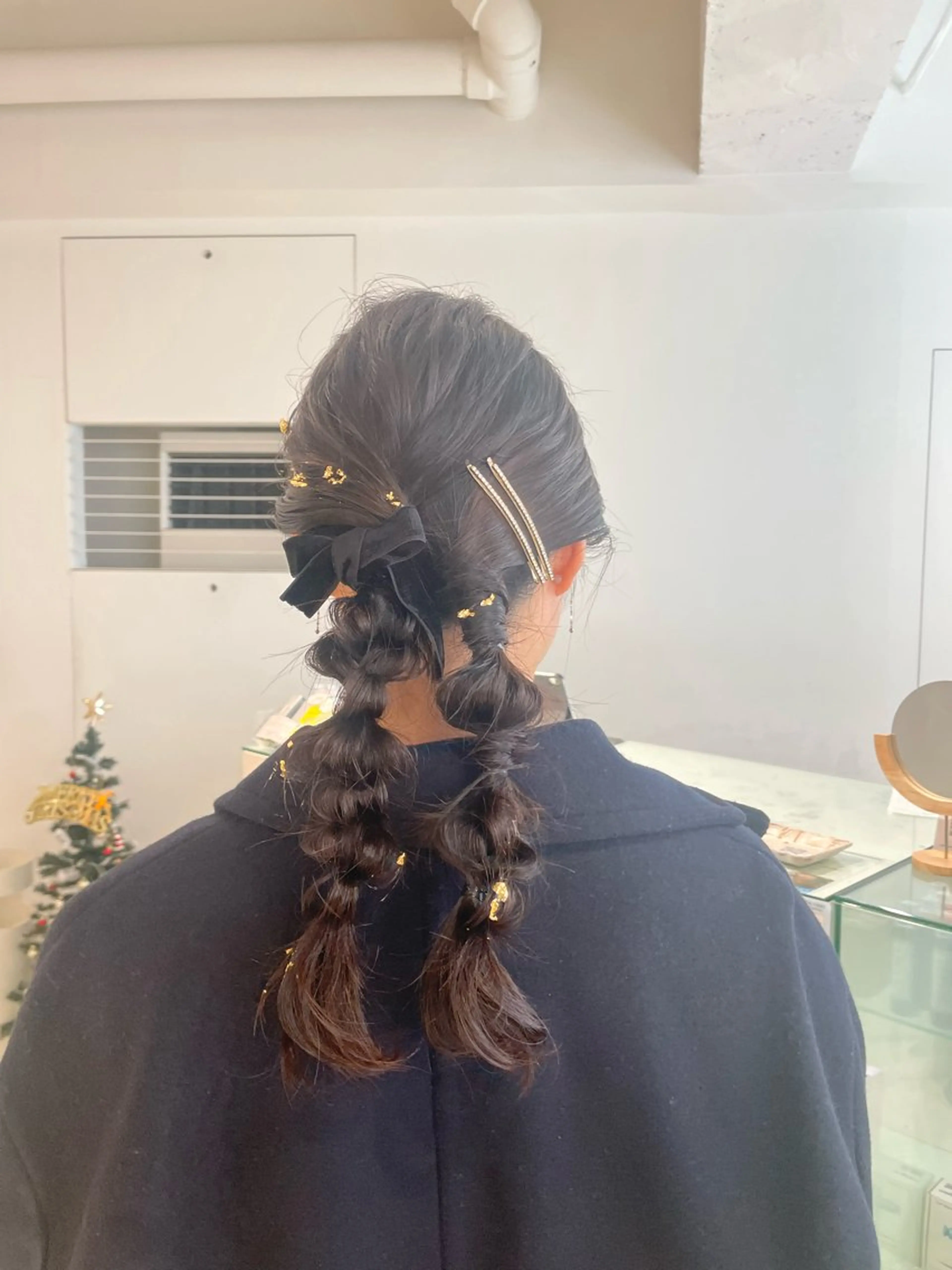 ロング ヘアアレンジ ヘアセット loely 💞miyuのヘアスタイル