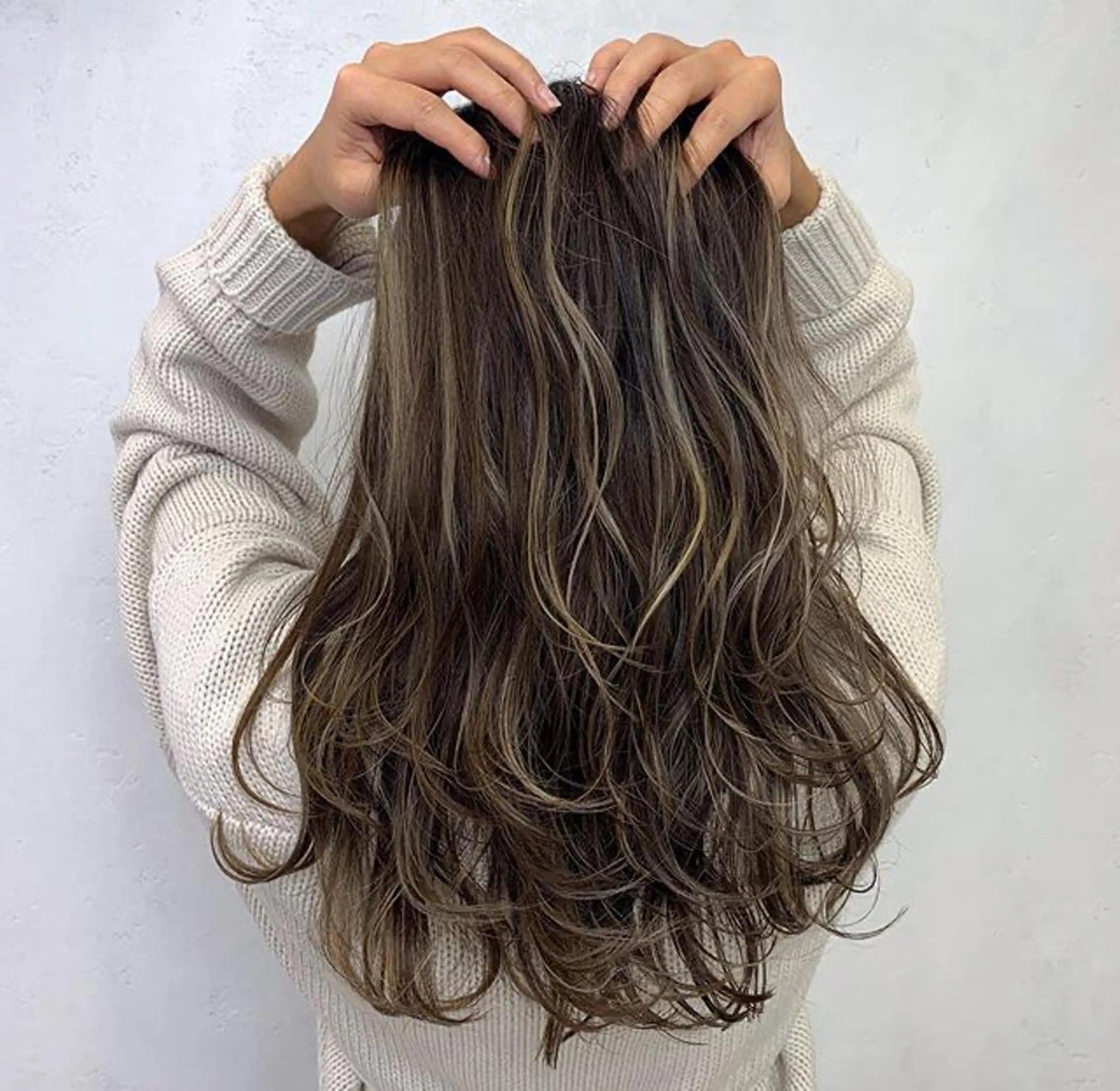 セミロング カラー ヘアアレンジ giinii所属・横浜縮毛矯正 ☆渋谷良太のヘアスタイル