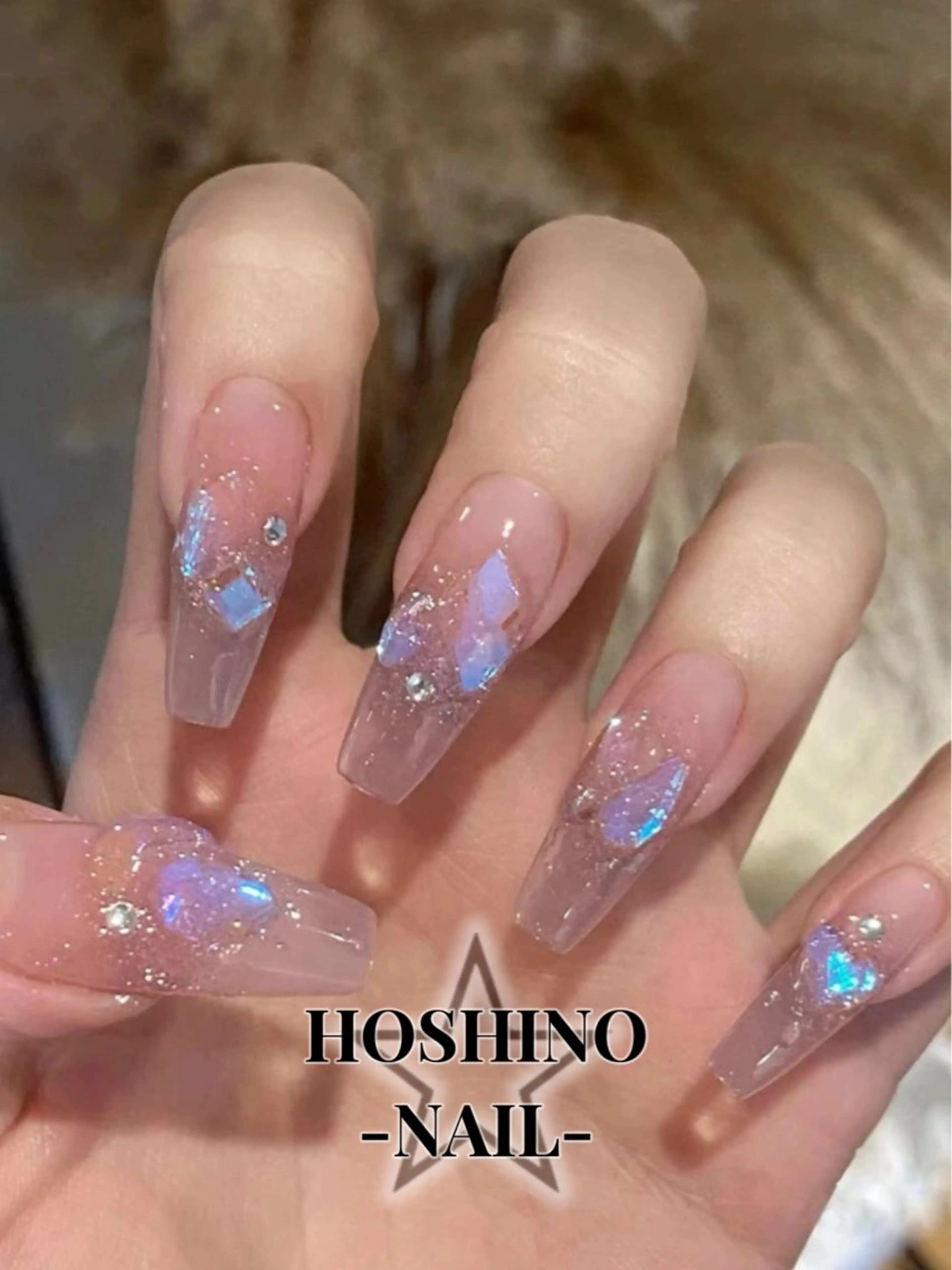 ネイル キラキラネイル ★HOSHINO NAIL★新宿店のネイルデザイン