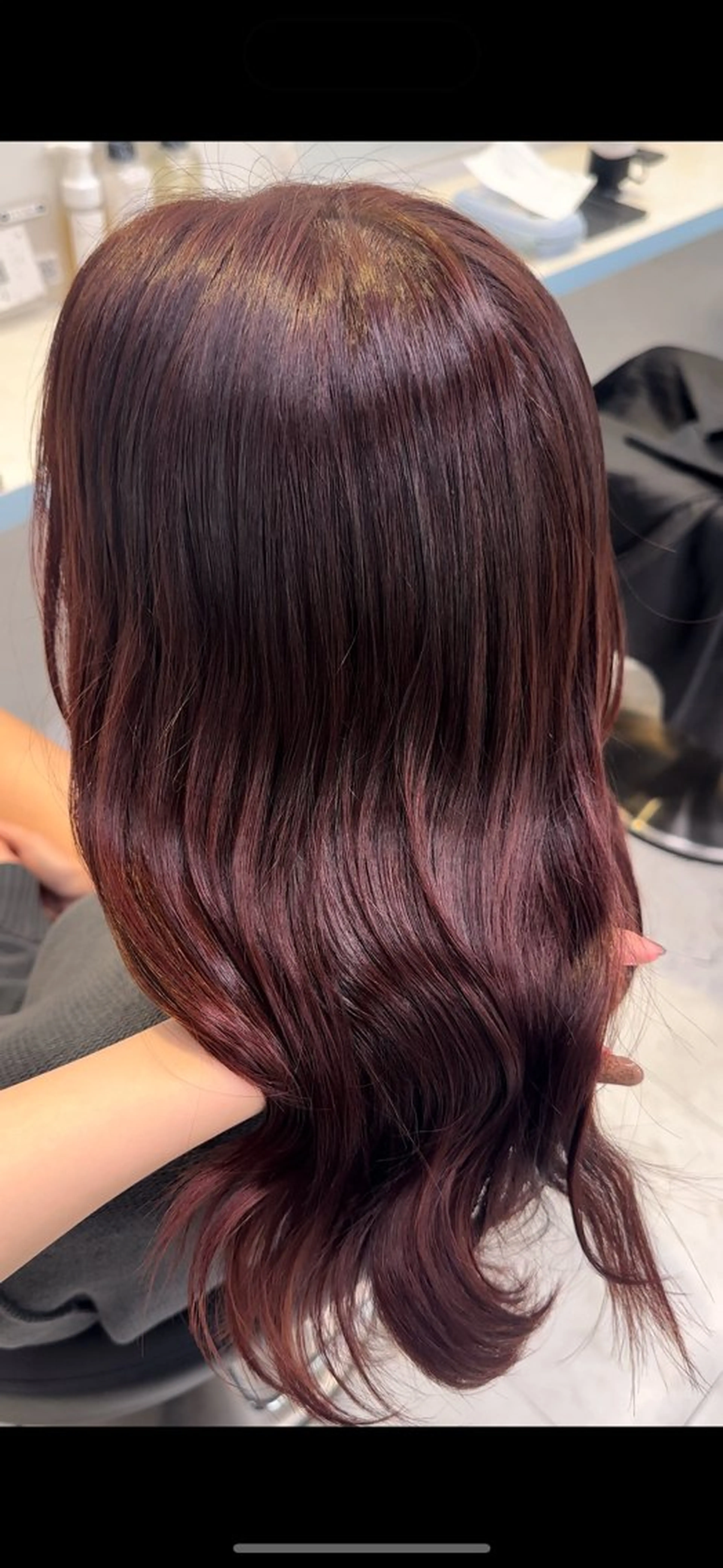 ロング カラー ヘアカラー トリートメント ♥️暖色モテカラ ー♥️由夏のヘアスタイル