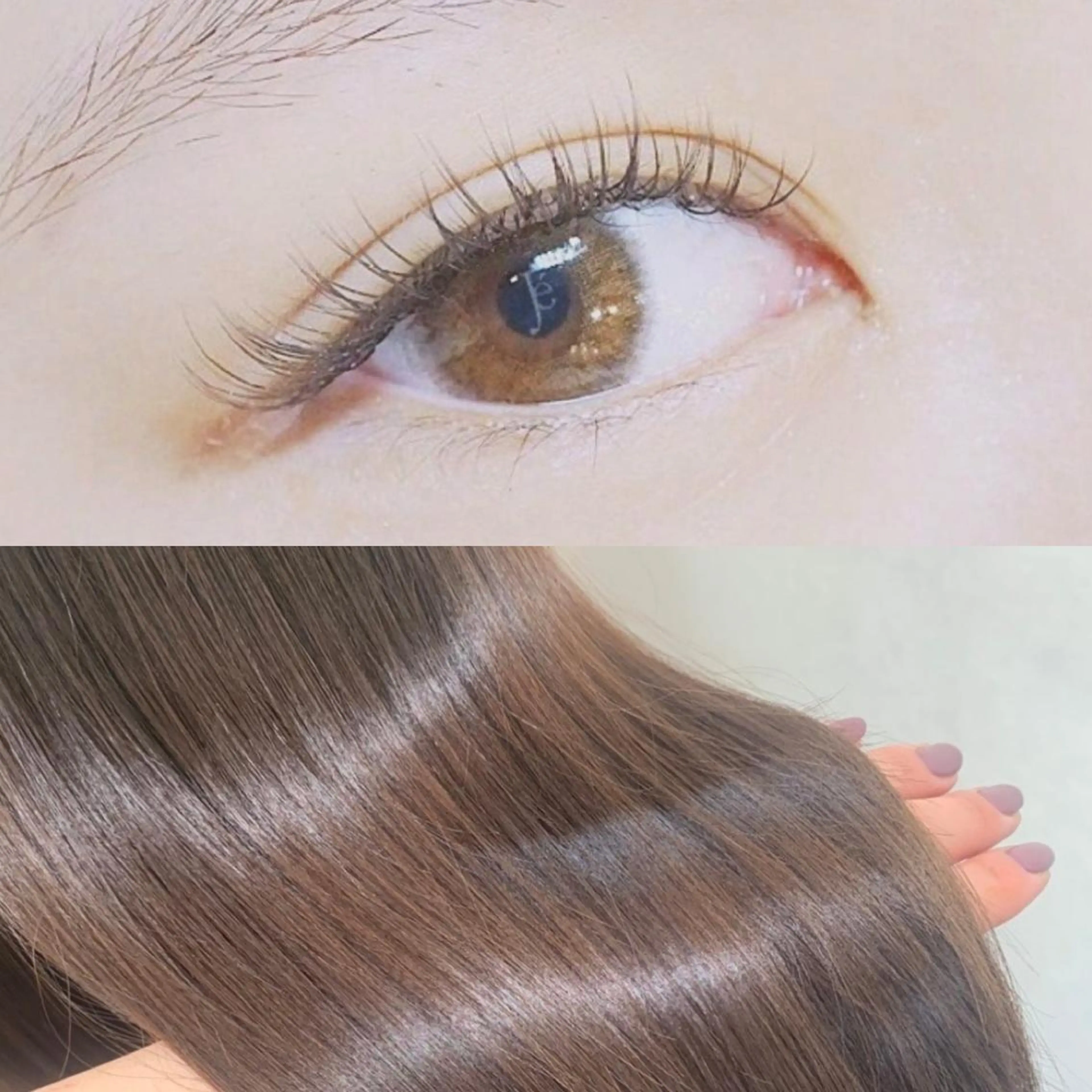 ミディアム ダウンパーマ🇰🇷 毛流れパーマ【かな】のヘアスタイル