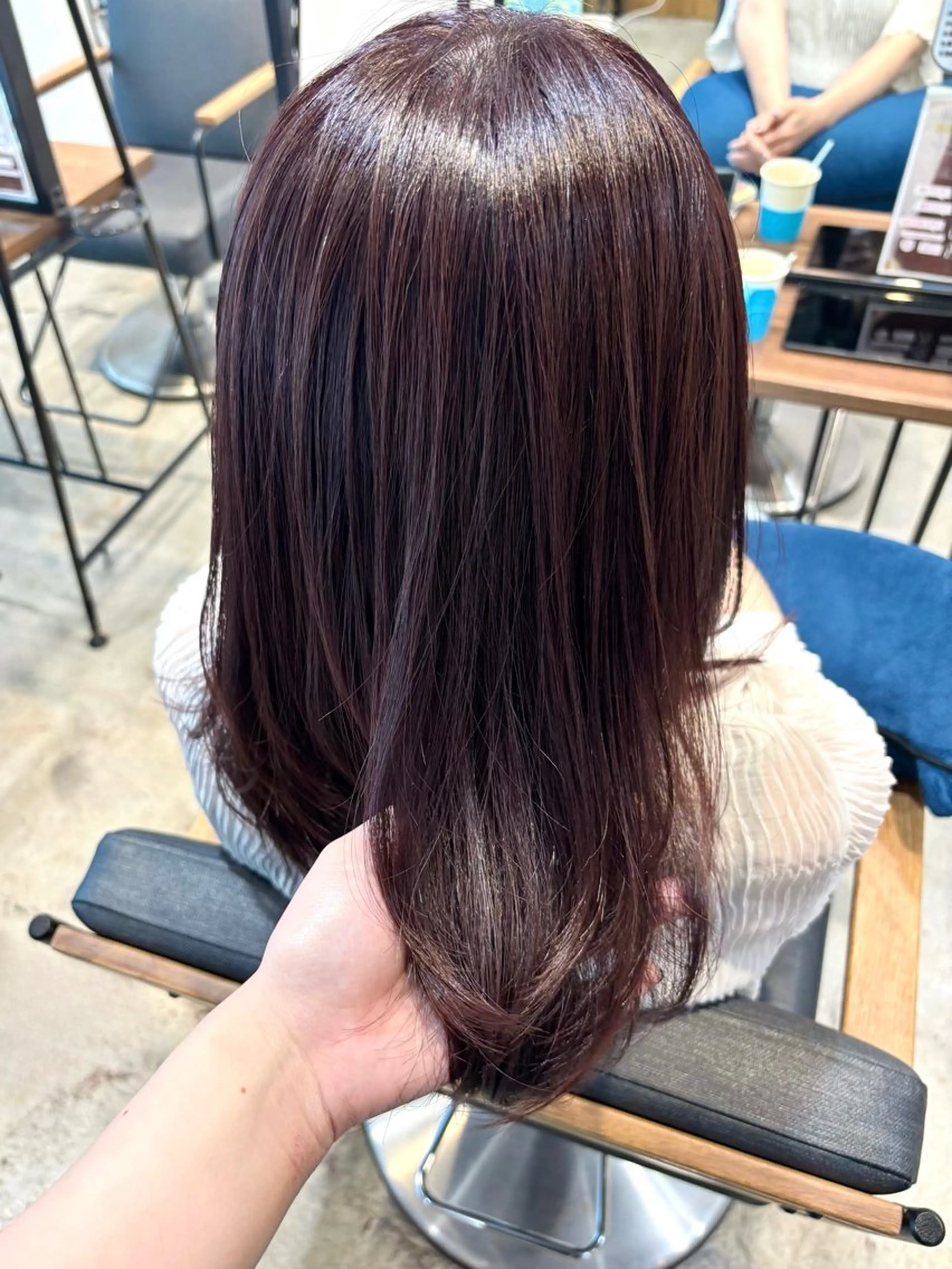 セミロング カラー ヘアカラー トリートメント 透明感カラー/ボブ /ショート/小由葵のヘアスタイル