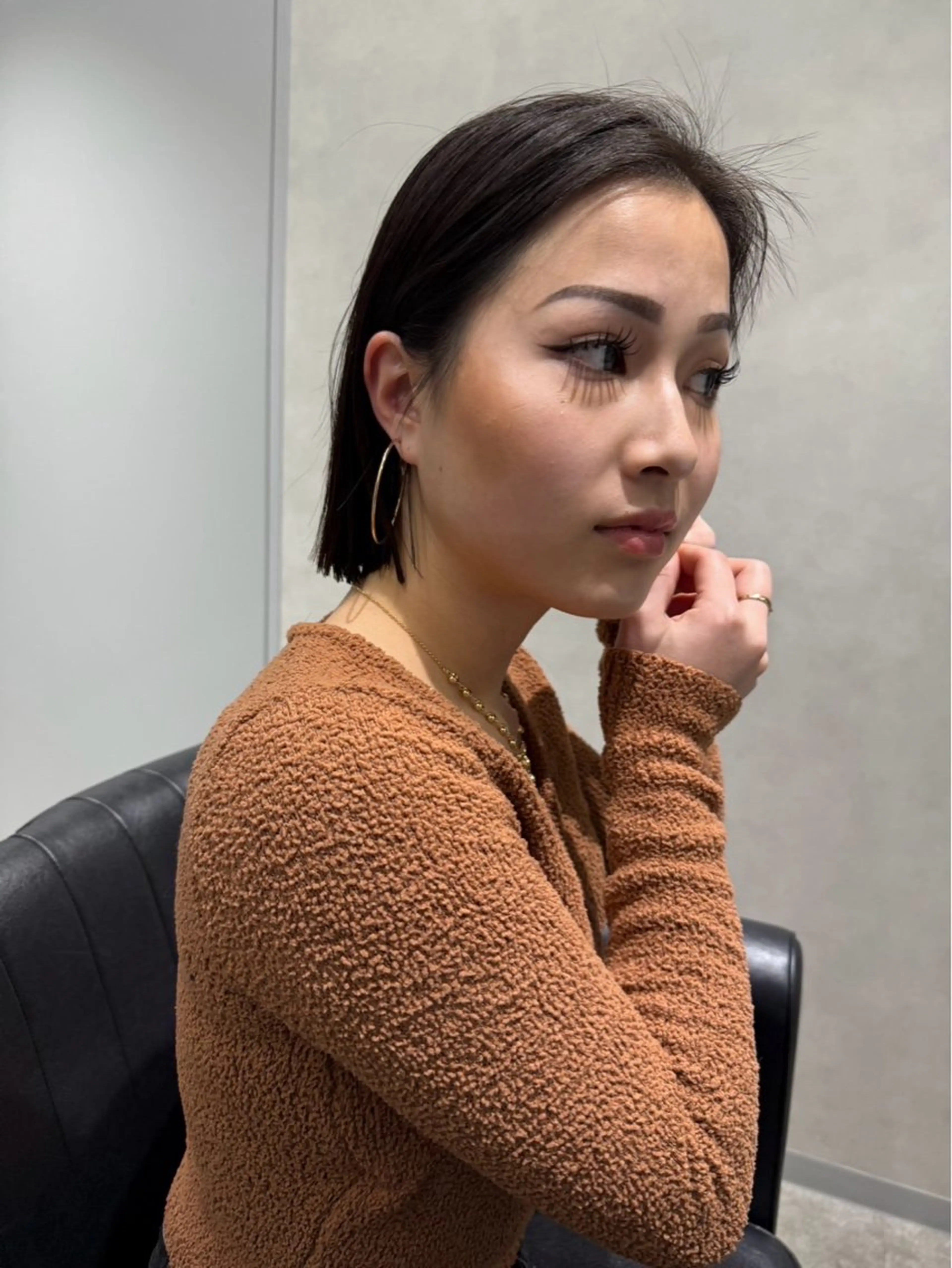 ショート 明松 功喜のヘアスタイル